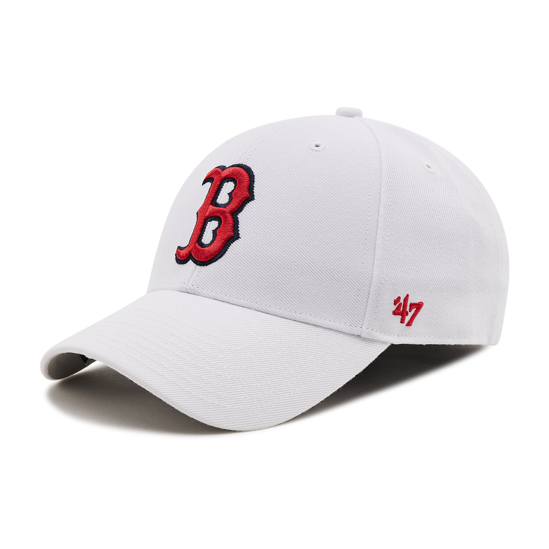 47 Brand Șapcă Boston Red Sox B-MVP02WBV-WH Alb - Pled.ro