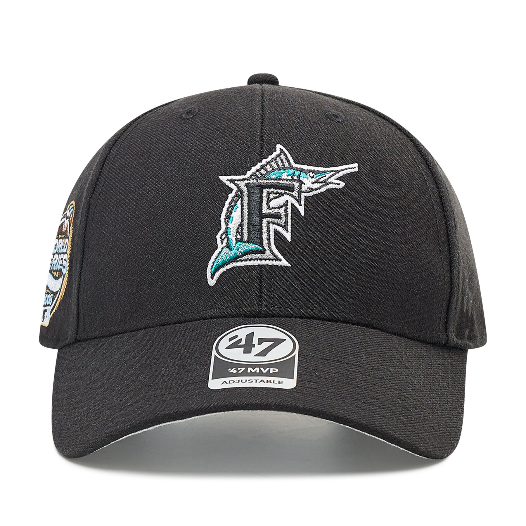 47 Brand Șapcă Miami Marlins Mlb BCWS-SUMVP28WBP-BK03 Negru - Pled.ro