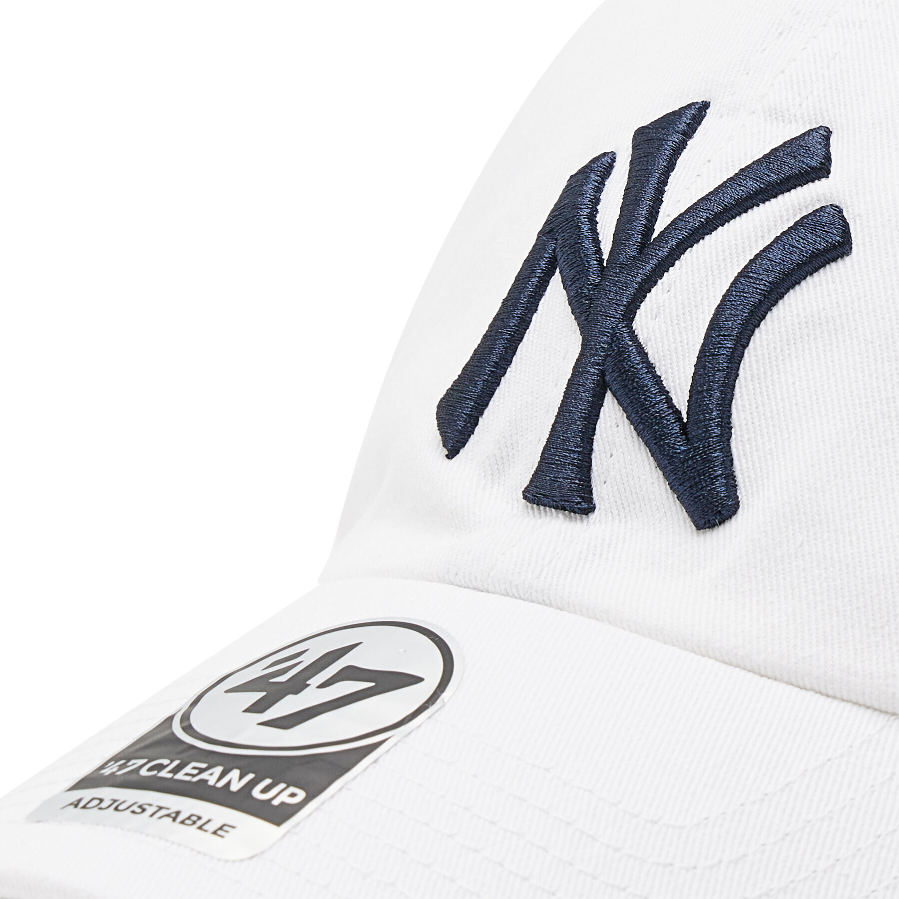 47 Brand Șapcă New York Yankees 47 Clean Up B-RGW17GWS-WHA Alb - Pled.ro