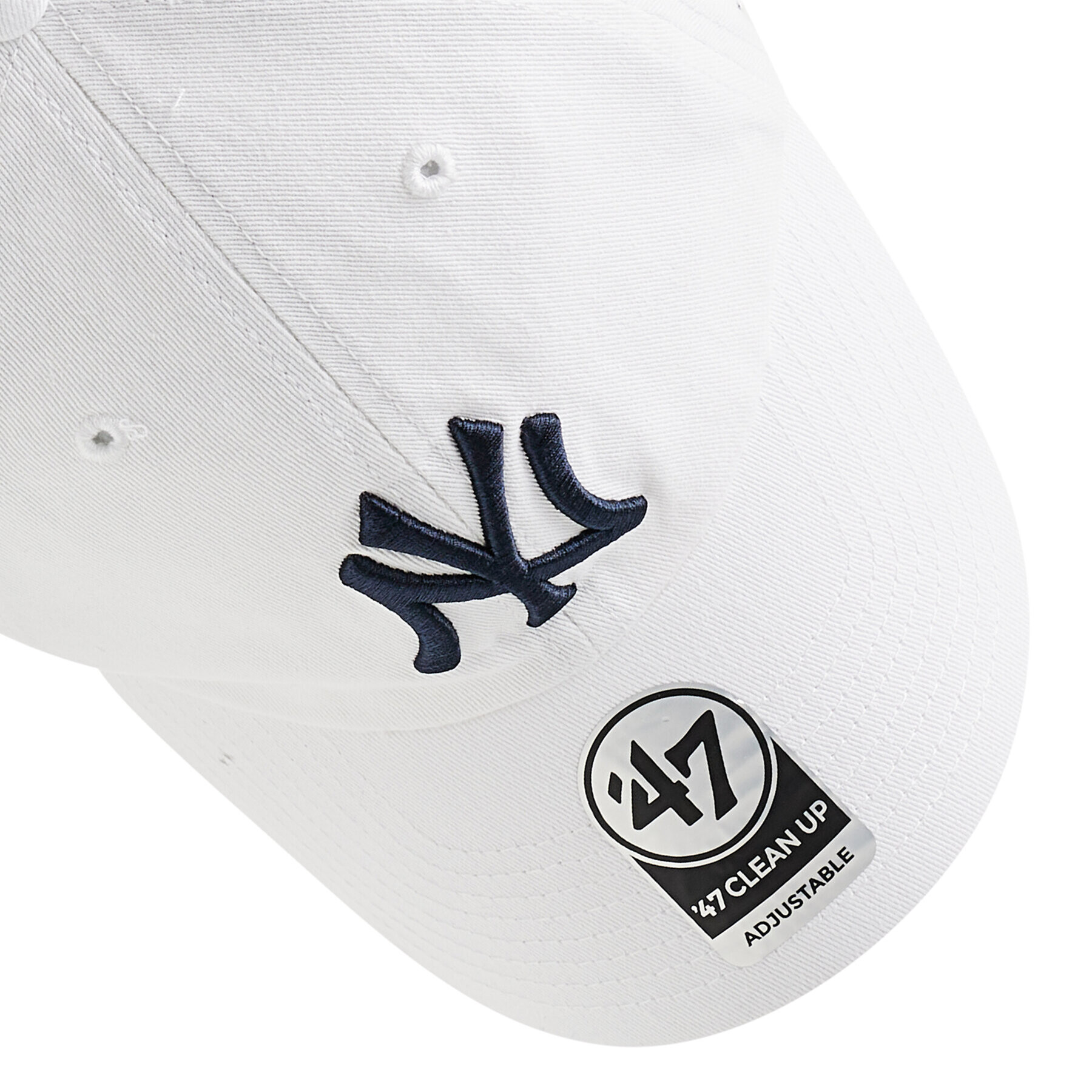 47 Brand Șapcă New York Yankees 47 Clean Up B-RGW17GWS-WHA Alb - Pled.ro