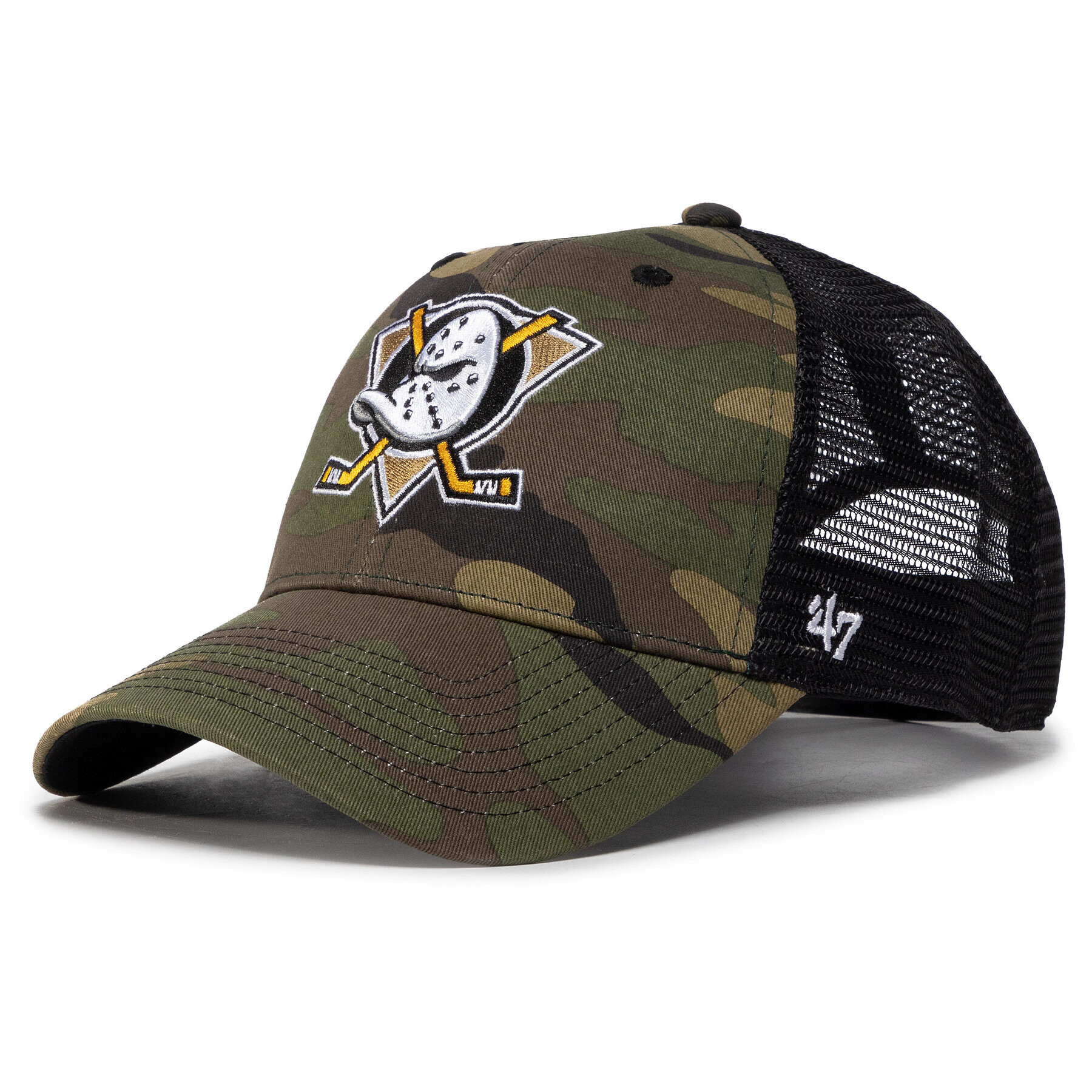 47 Brand Șapcă Nhl Anaheim Ducks Camo Branson '47 Mvp H-CBRAN25GWP-CMA Verde - Pled.ro