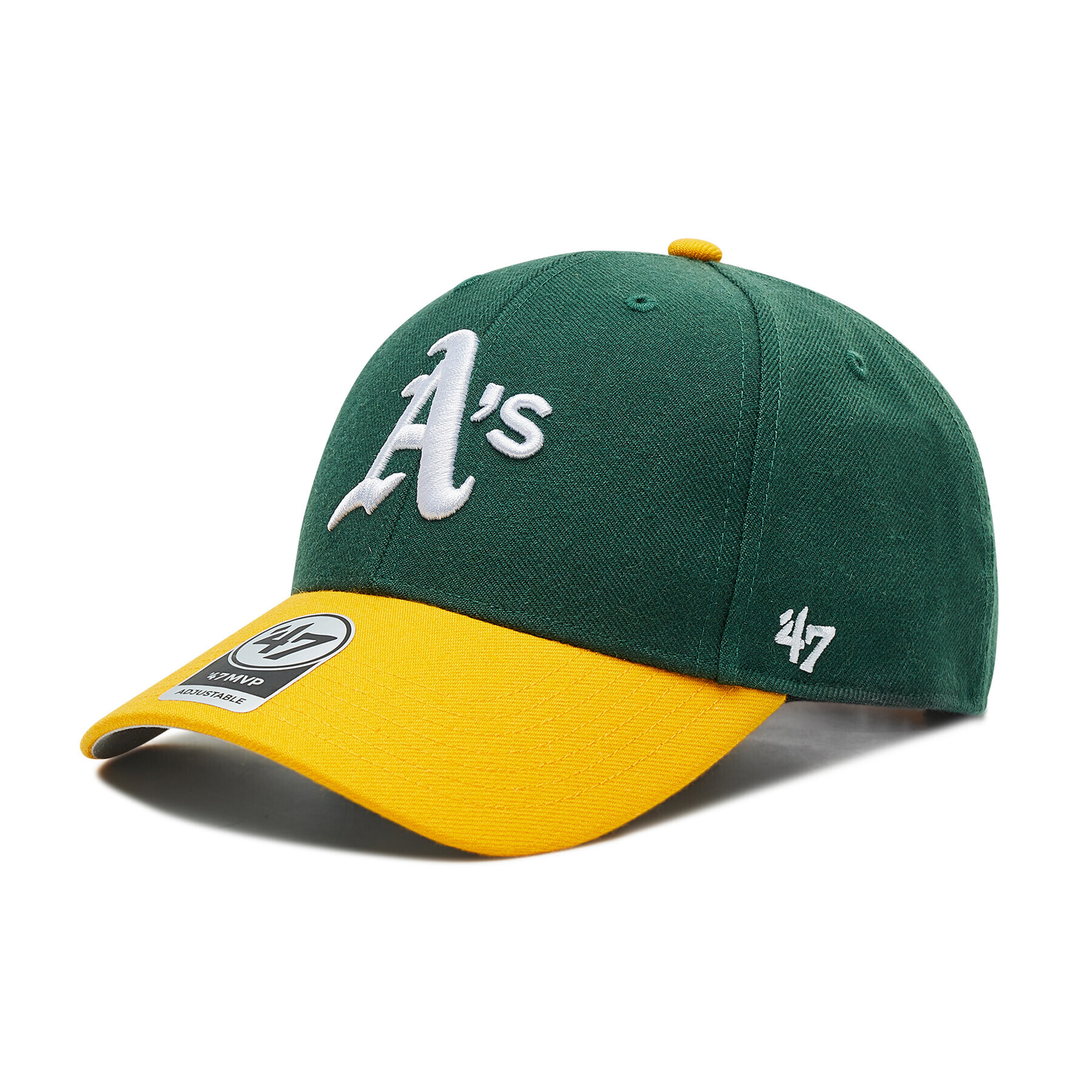 47 Brand Șapcă Oakland Athletics BCWS-SUMTT18WBP-DG88 Verde - Pled.ro