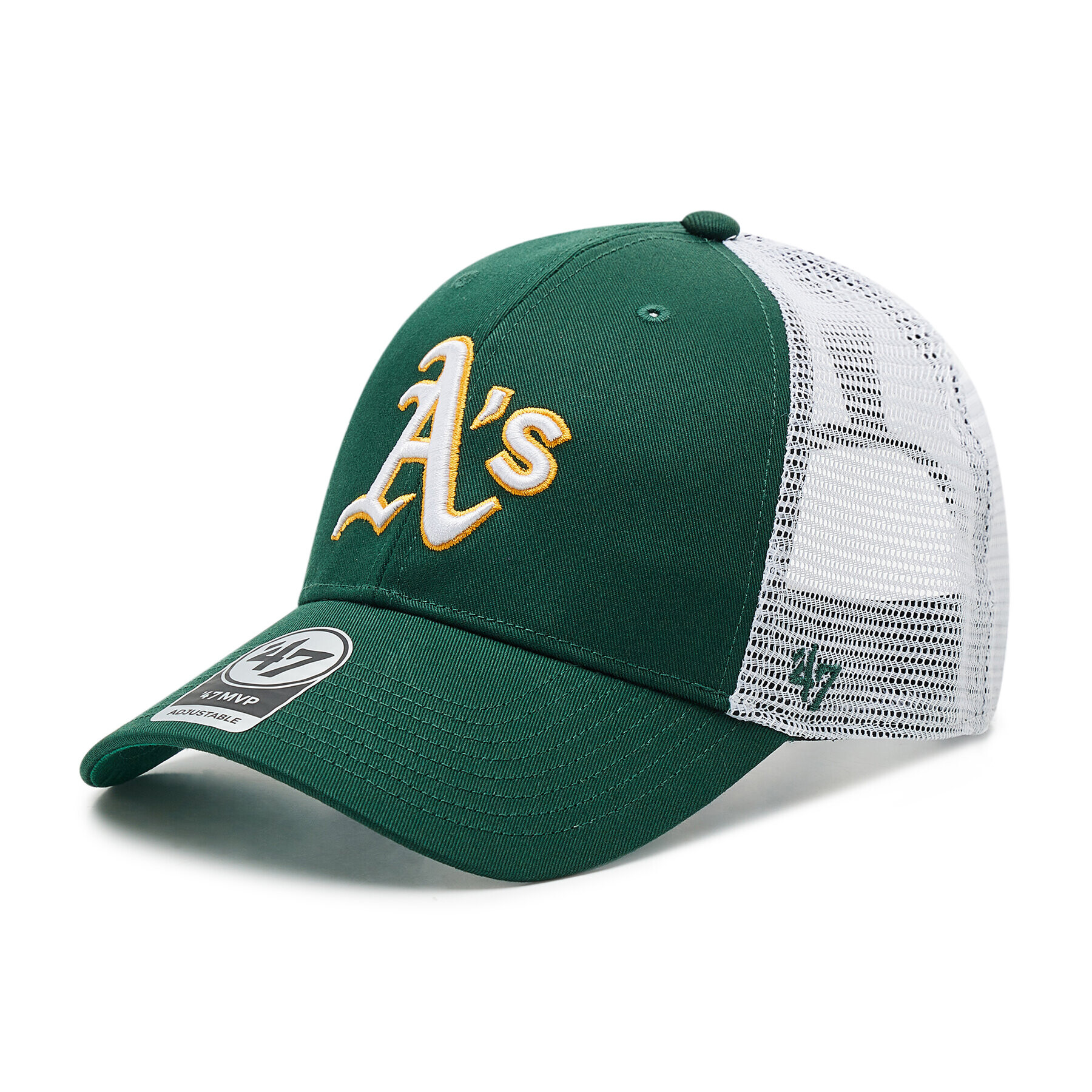 47 Brand Șapcă Oakland Athletics Mvp Trucker B-BRANS18CTP-DG Verde - Pled.ro