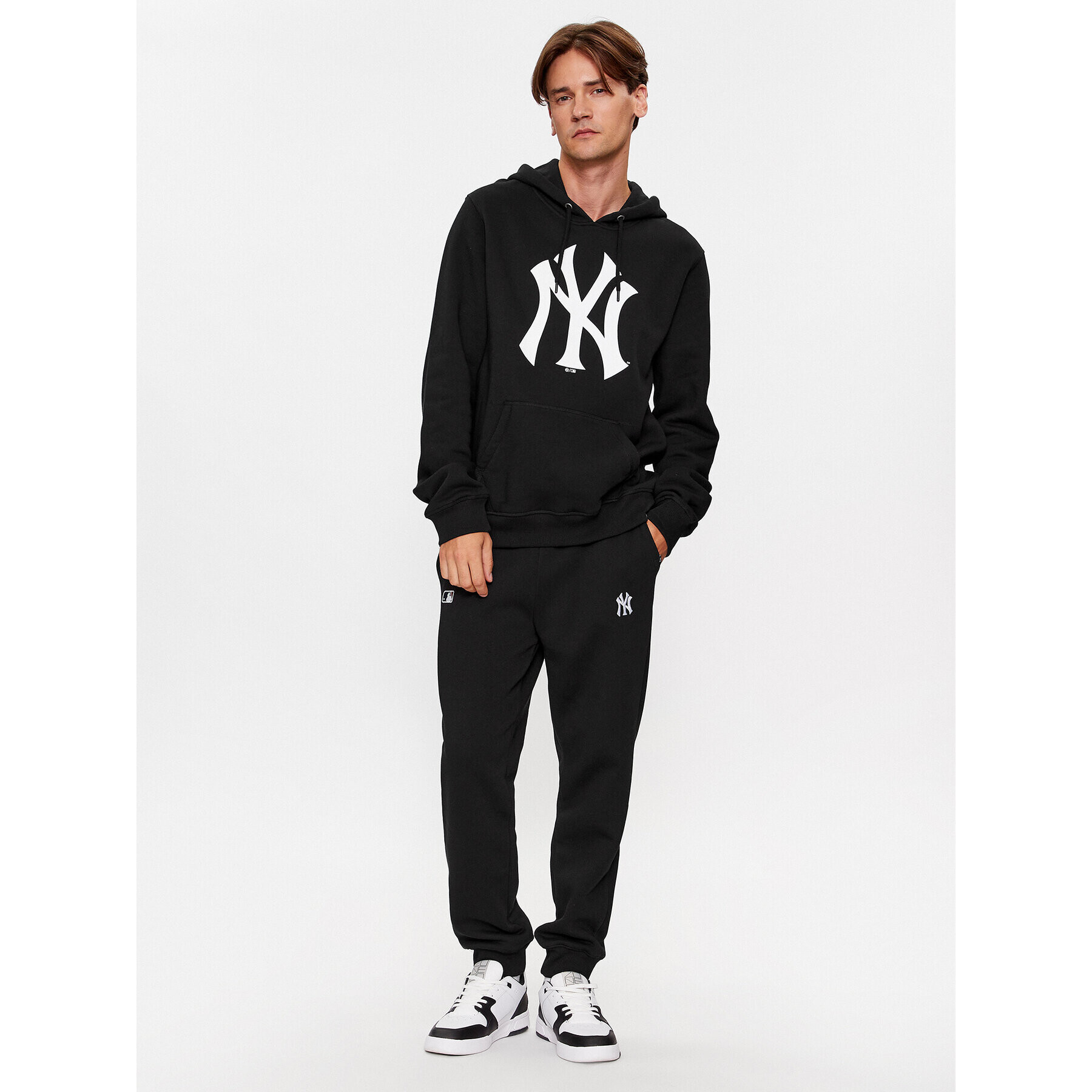 47 Brand Bluză New York Yankees BB017PEMIBR544112JK Negru Regular Fit - Pled.ro