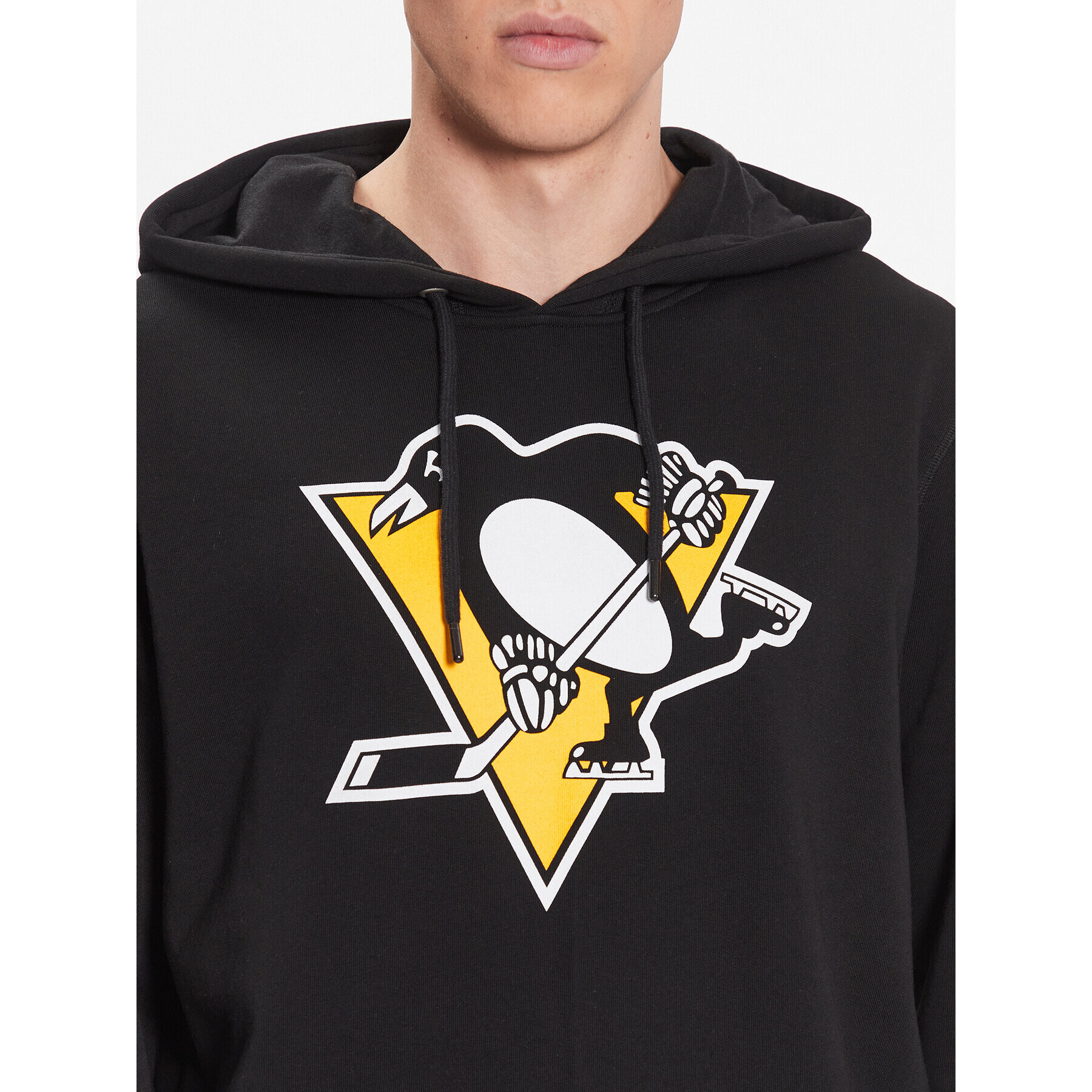 47 Brand Bluză NHL Pittsburgh Penguins Imprint 47 HELIX Pullover Hood HH015PEMIMH544142JK Negru Regular Fit - Pled.ro