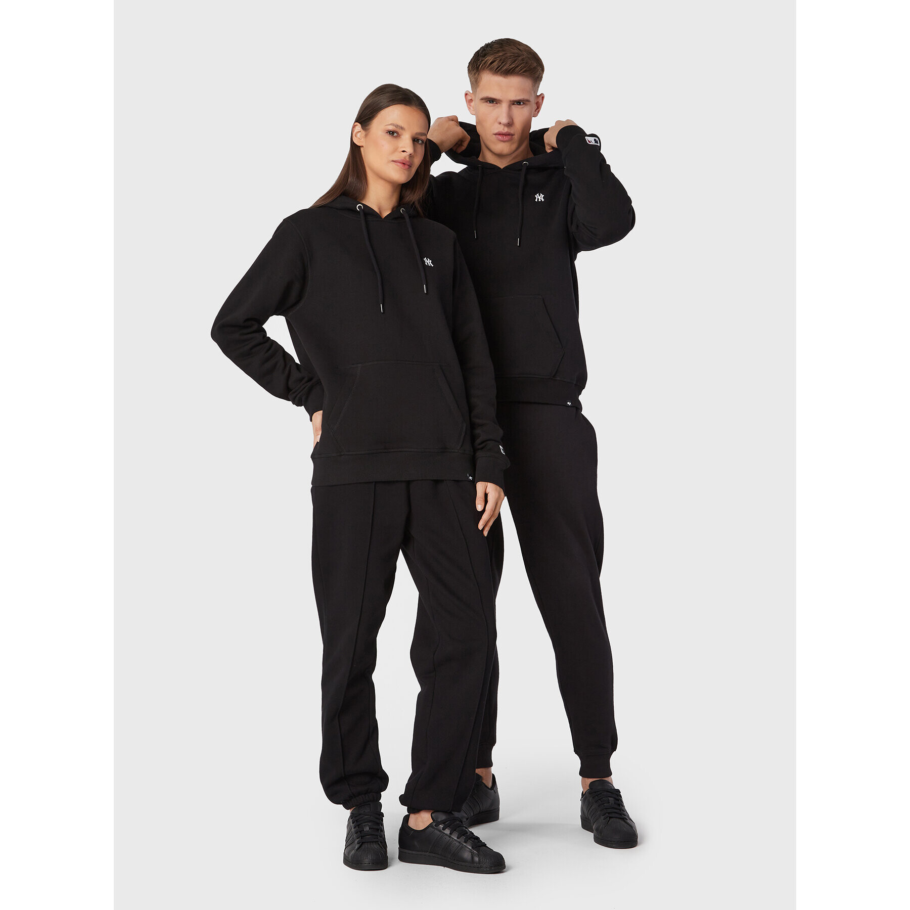 47 Brand Bluză Unisex Base Runner BB017PEMBRB562255JK Negru Regular Fit - Pled.ro