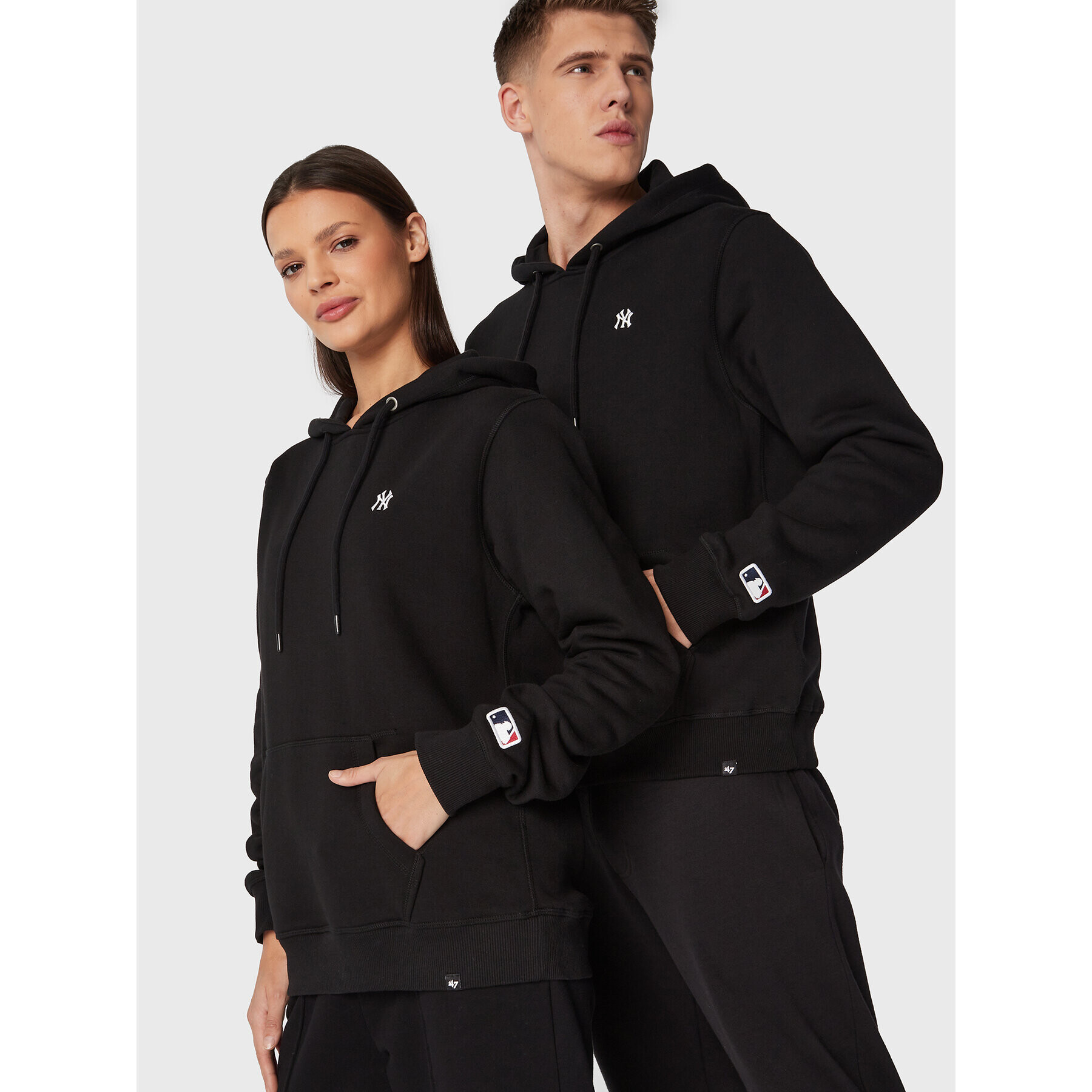 47 Brand Bluză Unisex Base Runner BB017PEMBRB562255JK Negru Regular Fit - Pled.ro