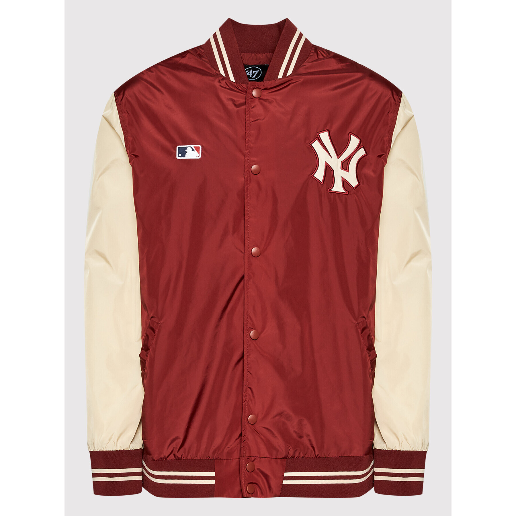 47 Brand Geacă bomber New York Yankees BB017PEMDTJ551982CA Vișiniu Regular Fit - Pled.ro