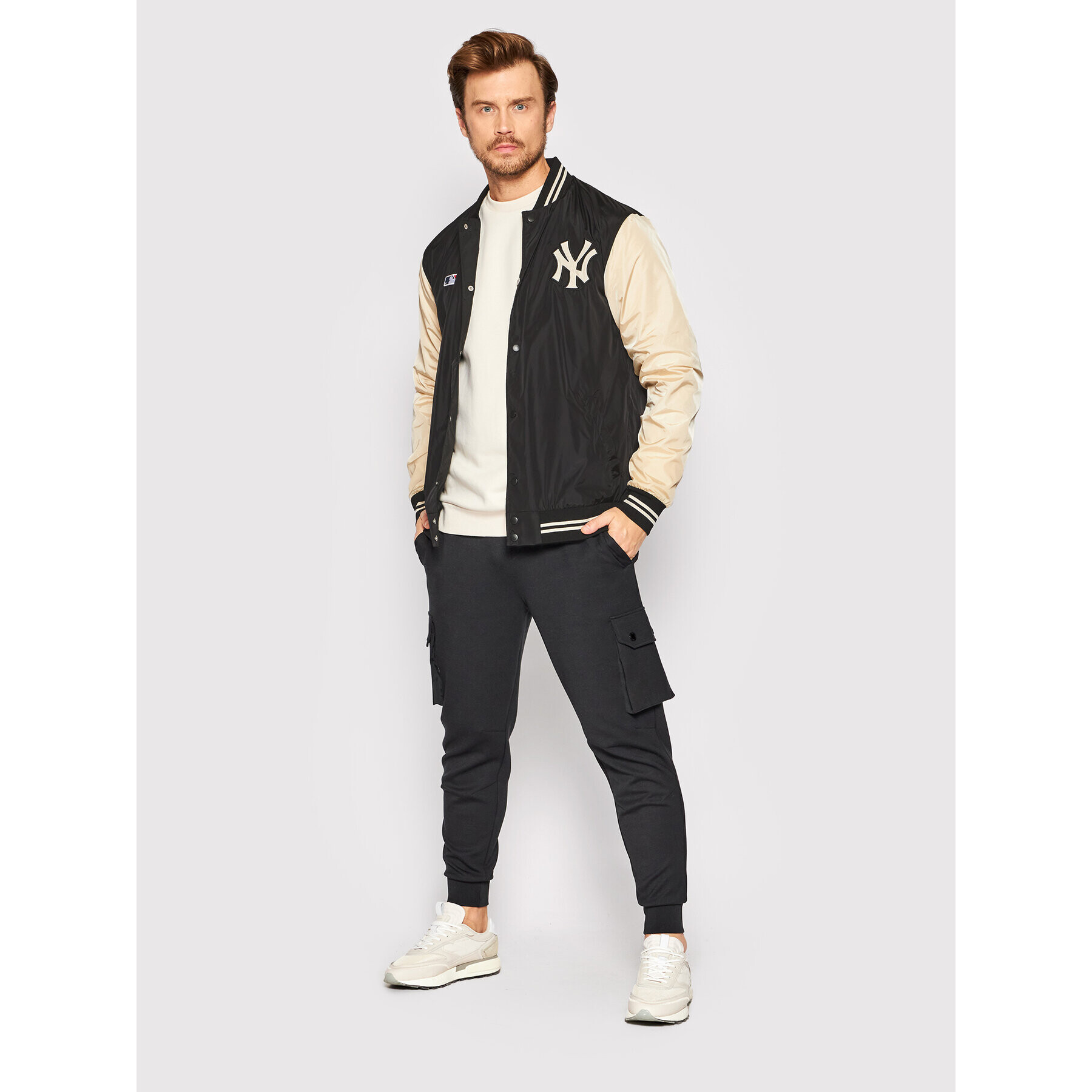 47 Brand Geacă bomber New York Yankees BB017PEMDTJ554373JK Negru Regular Fit - Pled.ro