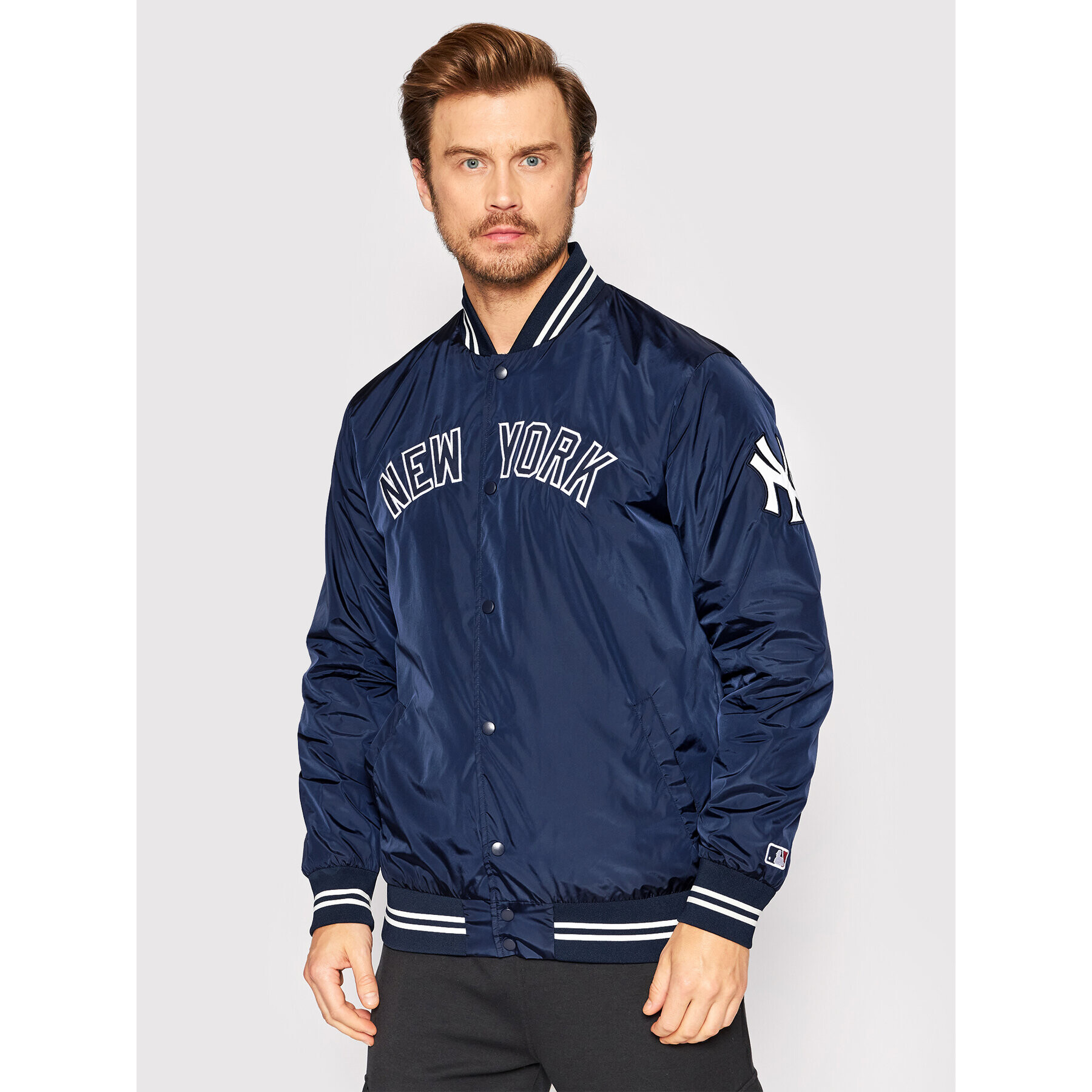 47 Brand Geacă bomber New York Yankees BB017PEMWTJ551979FN Bleumarin Regular Fit - Pled.ro