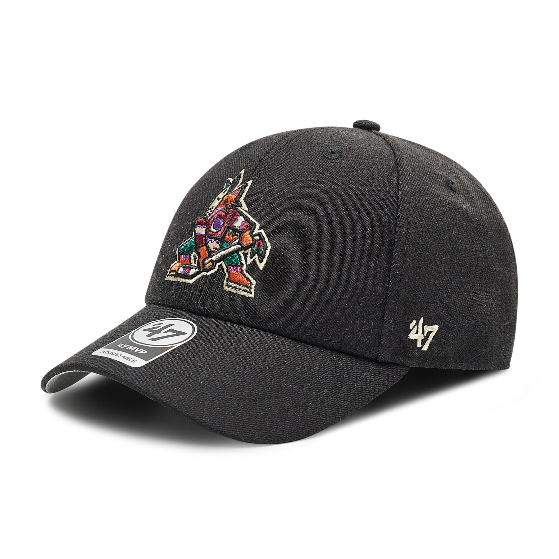 47 Brand Șapcă Arizona Coyotes '47 Mvp H-MVP21WBV-BKD Negru - Pled.ro