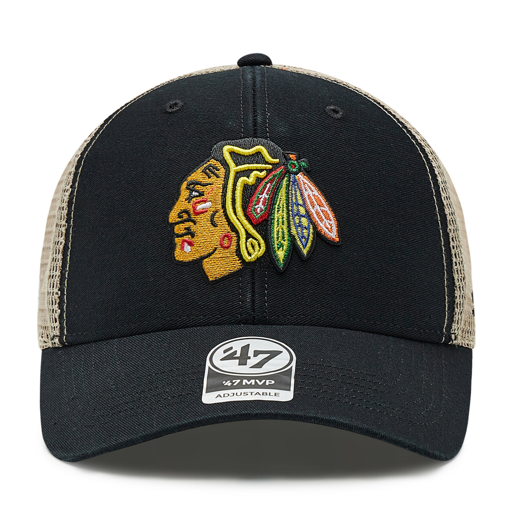 47 Brand Șapcă Chicago Blackhawks FLGSW04GWP Negru - Pled.ro