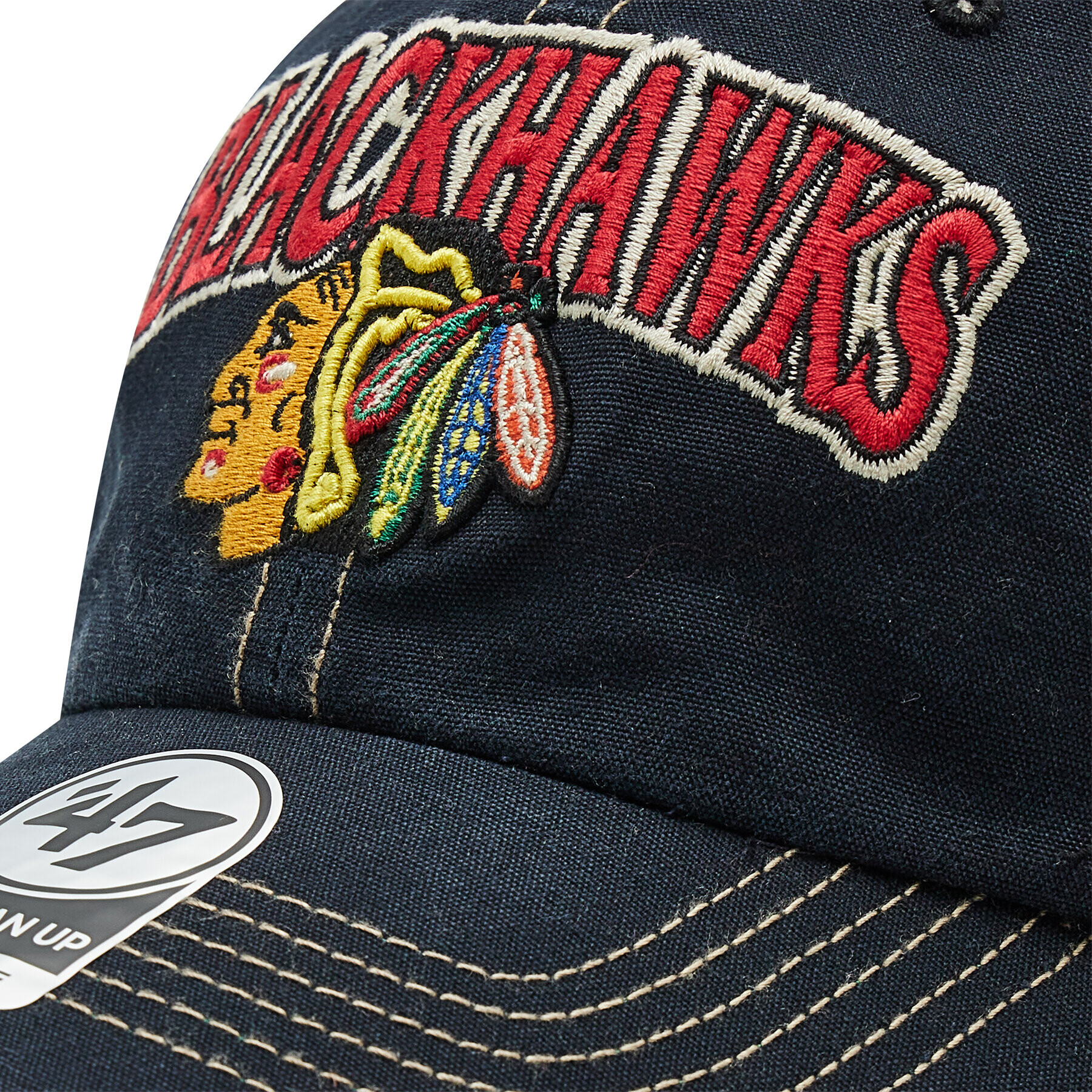 47 Brand Șapcă Chicago Blackhawks H-TSCLA04LAP-VB Negru - Pled.ro