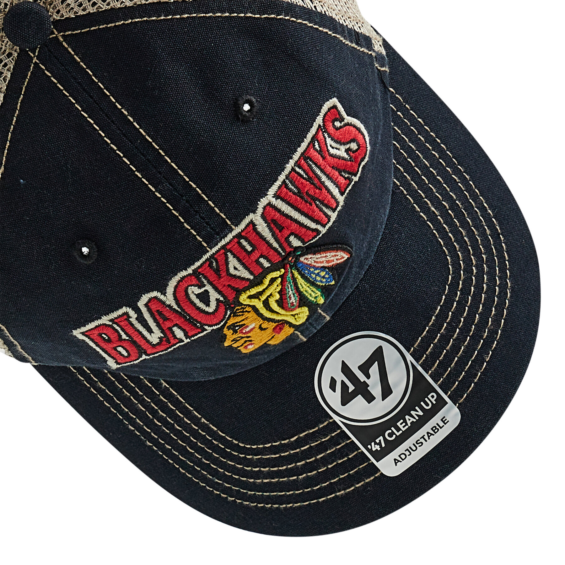 47 Brand Șapcă Chicago Blackhawks H-TSCLA04LAP-VB Negru - Pled.ro