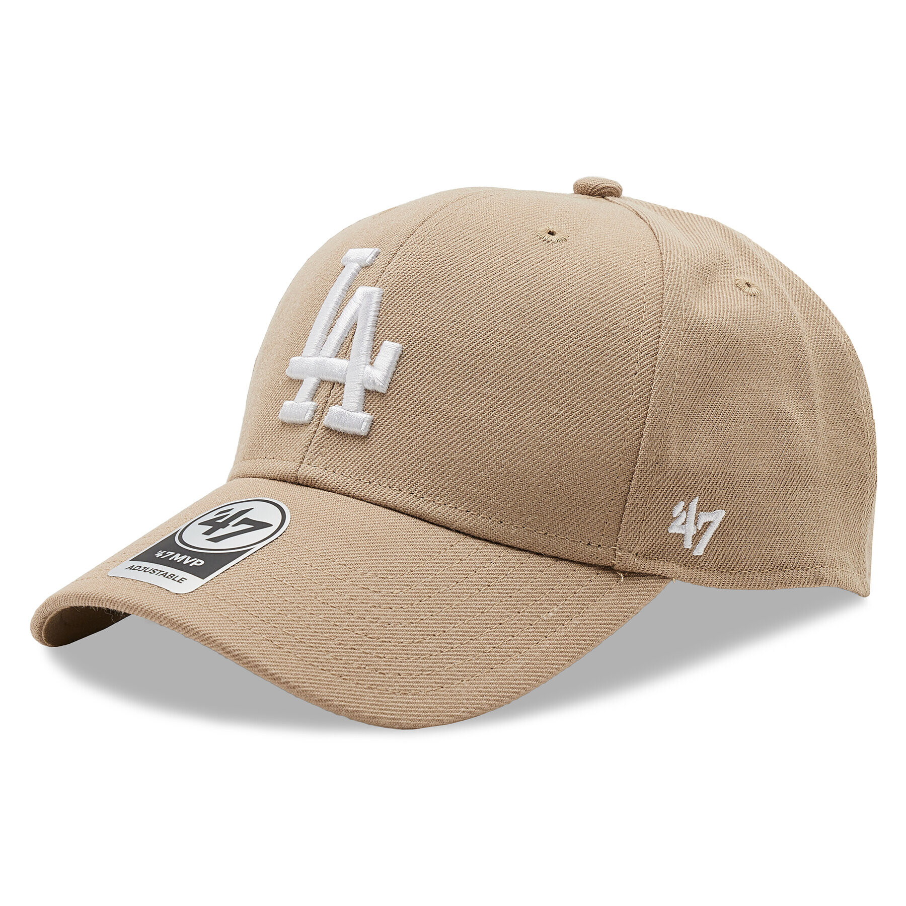 47 Brand Șapcă Los Angeles Dodgers B-MVPSP12WBP-KHB Bej - Pled.ro