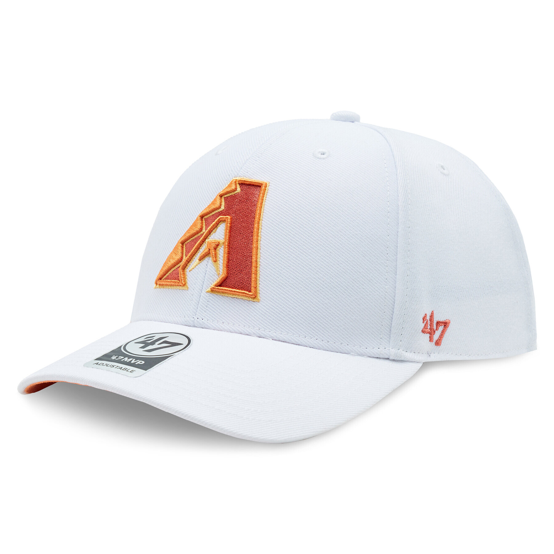 47 Brand Șapcă MLB Arizona Diamondbacks World Series Sure Shot Snapback '47 MVP BCWS-SUMVP29WBP-WH01 Alb - Pled.ro