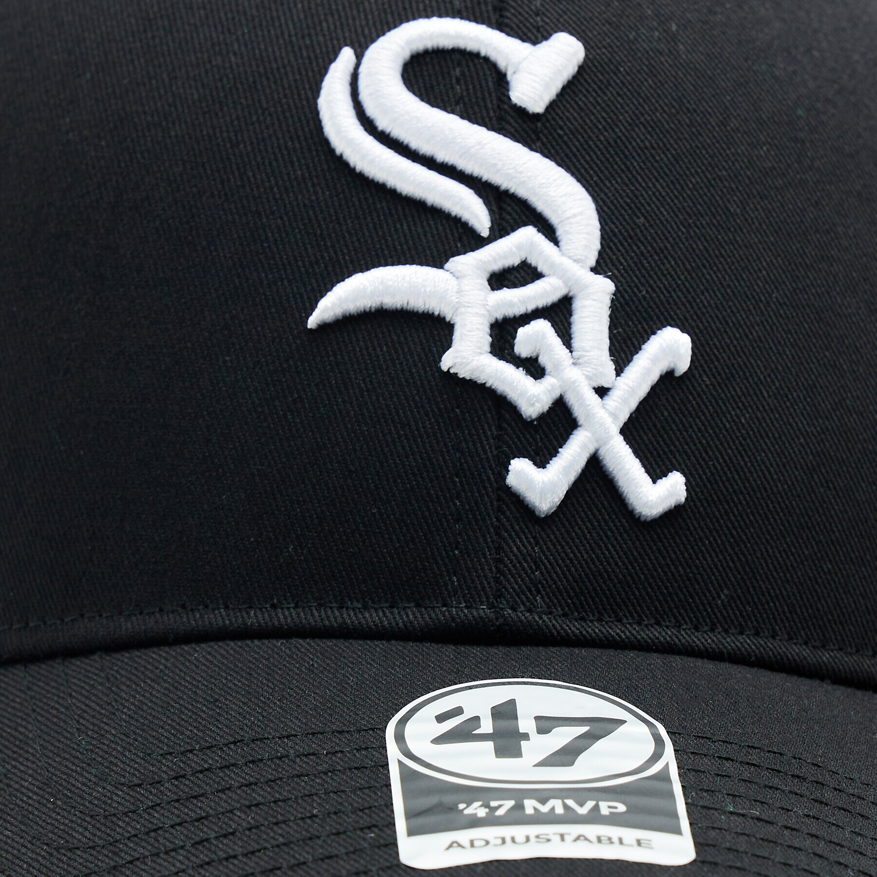 47 Brand Șapcă MLB Chicago White Sox Branson '47 MVP B-BRANS06CTP-BK Negru - Pled.ro