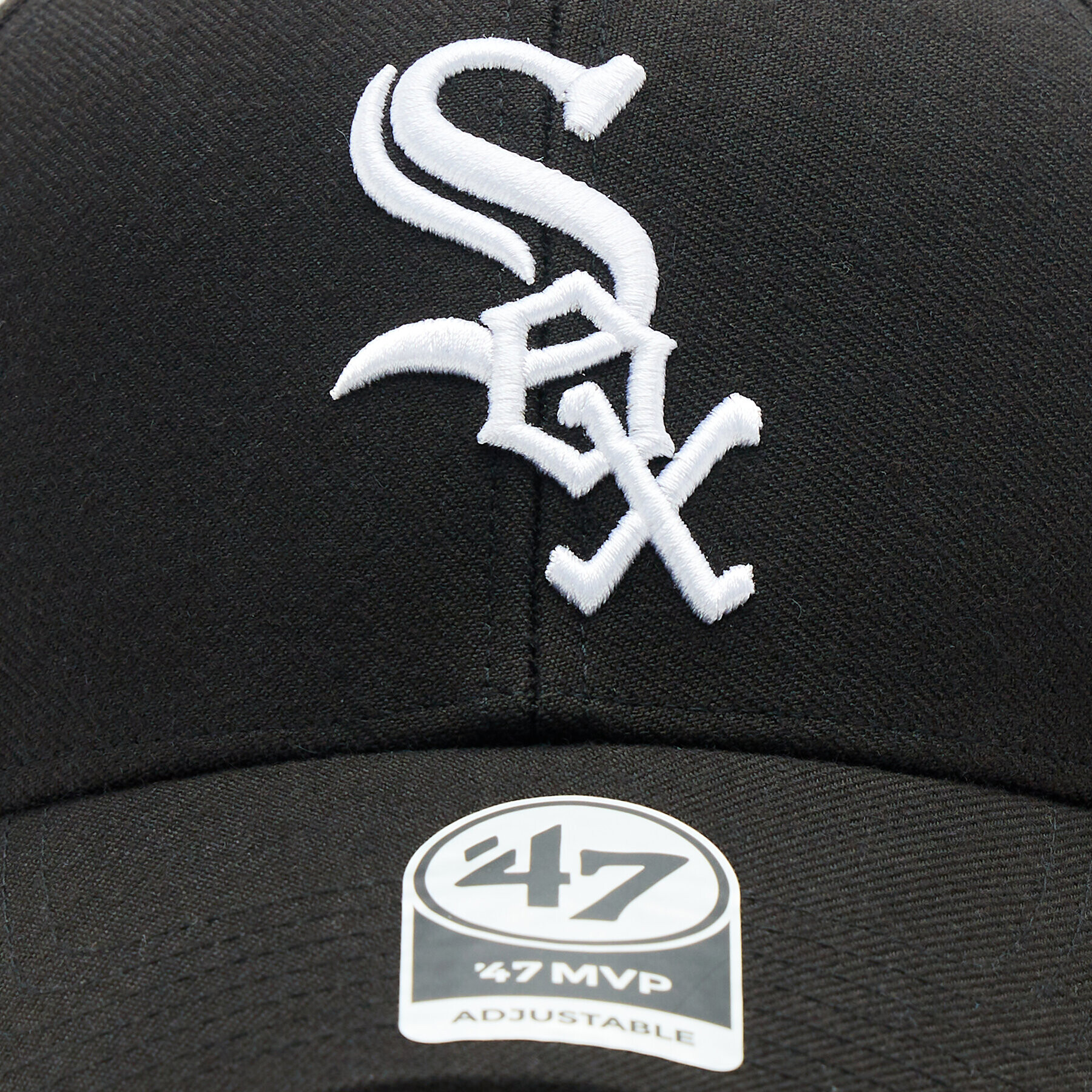 47 Brand Șapcă MLB Chicago White Sox Sure Shot Snapback 47 MVP BCWS-SUMVP06WBP-BK06 Negru - Pled.ro