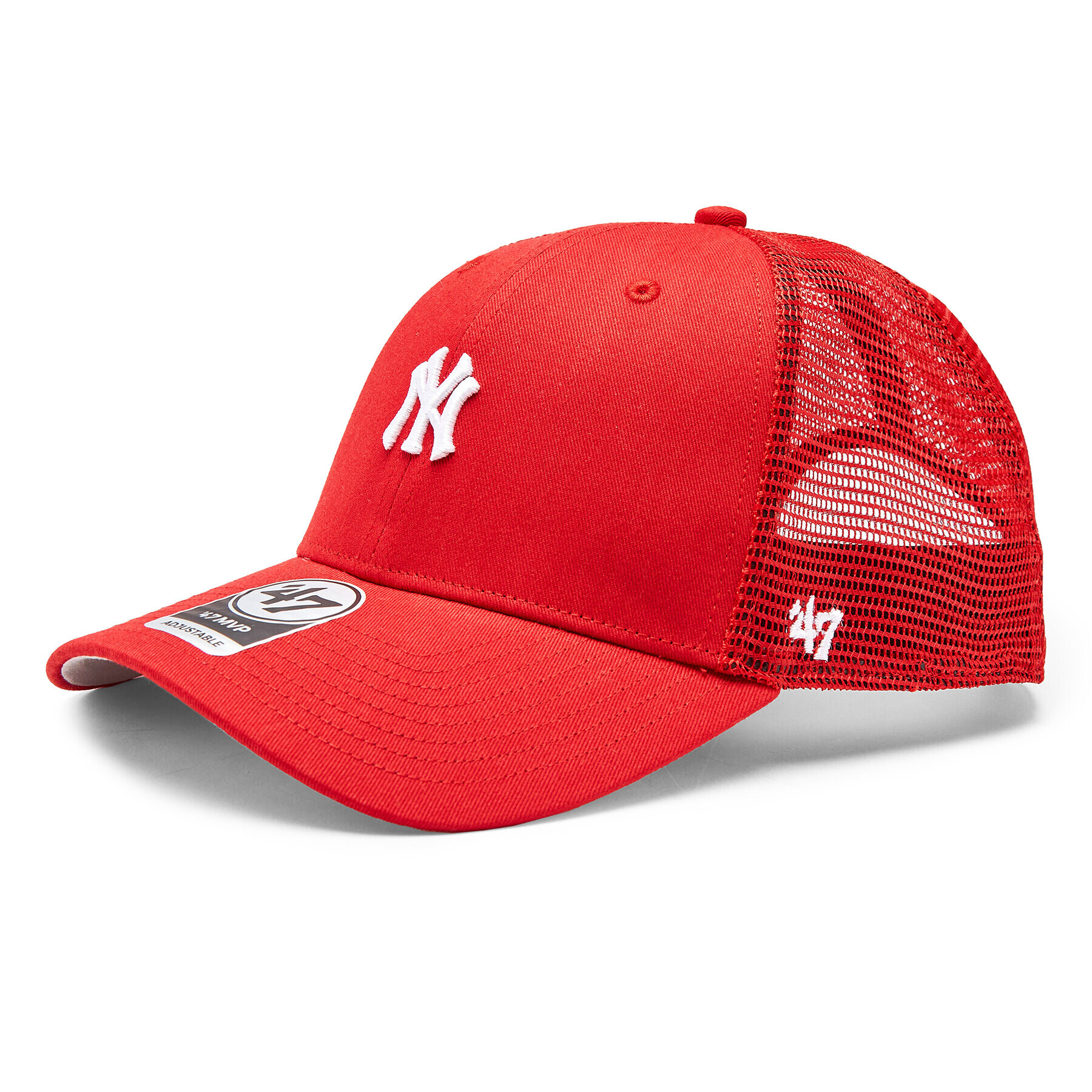 47 Brand Șapcă MLB New York Yankees Base Runner Mesh 47 MVP B-BRNMS17CTP-RD Roșu - Pled.ro