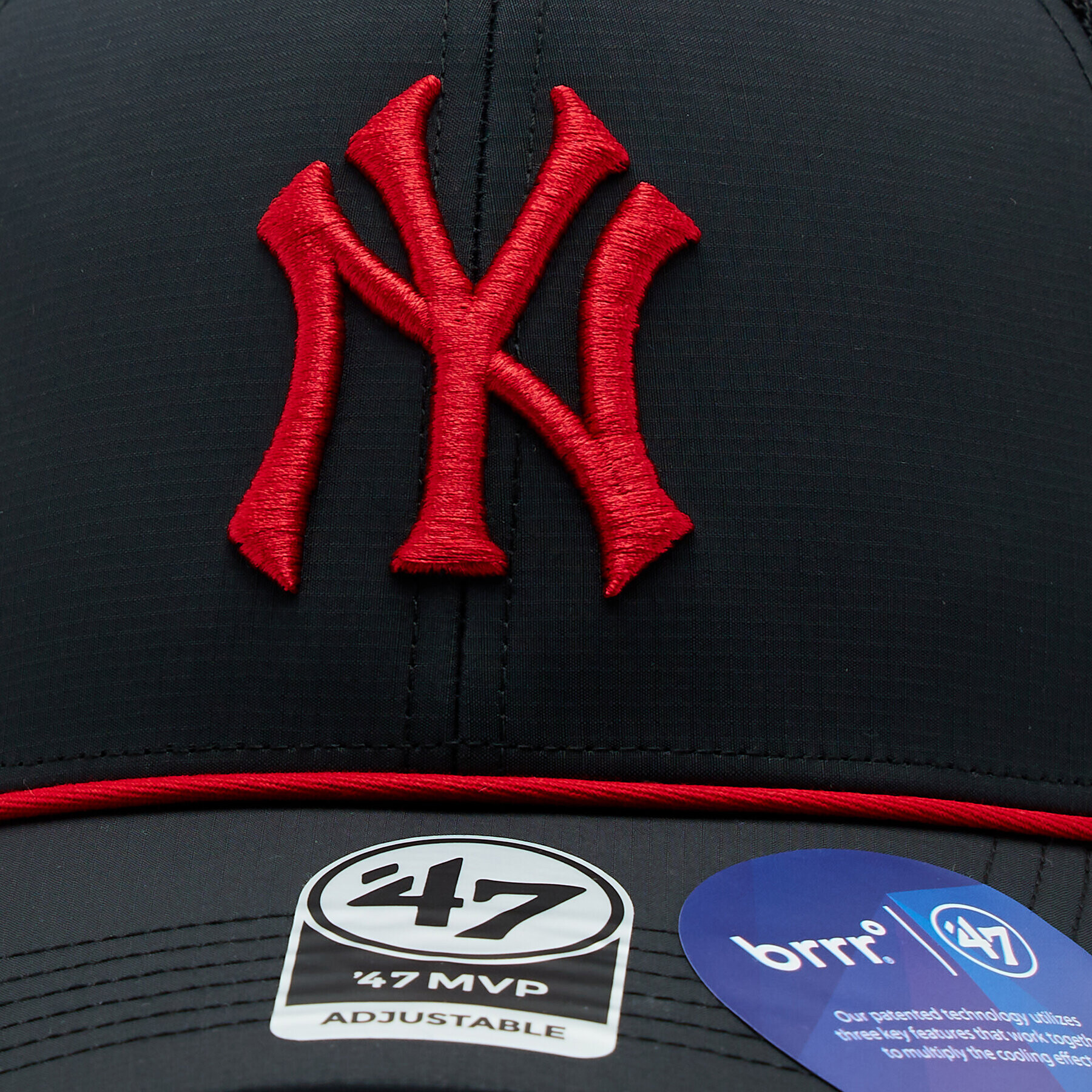 47 Brand Șapcă MLB New York Yankees brr Mesh Pop '47 MVP B-BRPOP17BBP-BKA Negru - Pled.ro