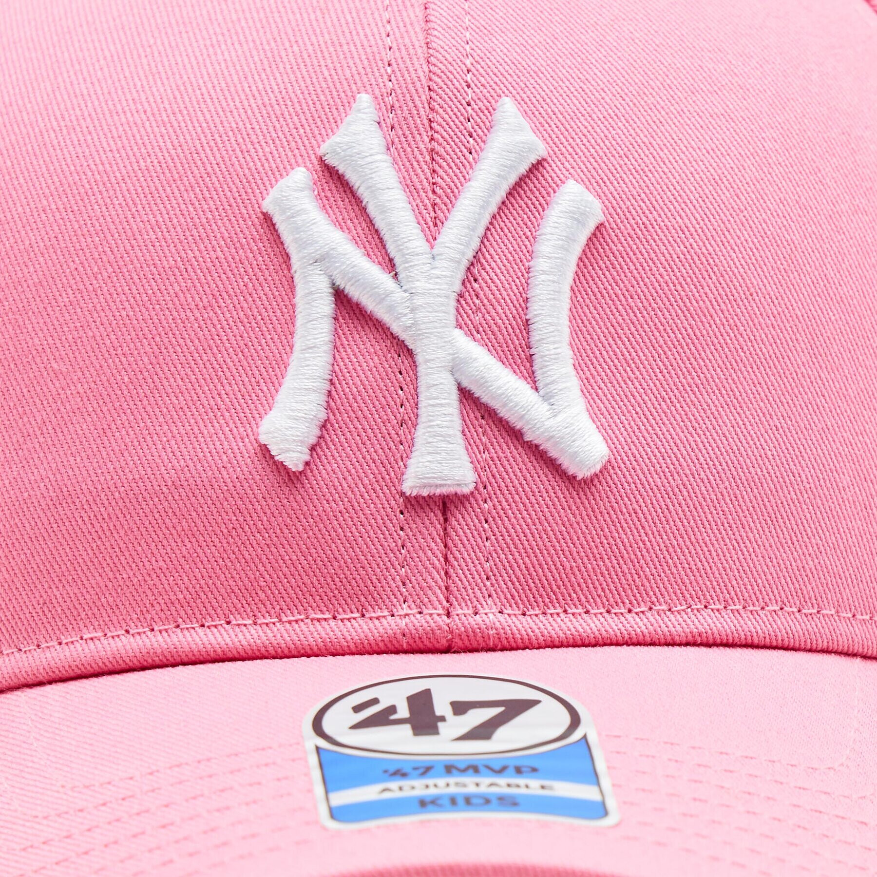 47 Brand Șapcă MLB New York Yankees Raised Basic '47 MVP B-RAC17CTP-RSA Roz - Pled.ro