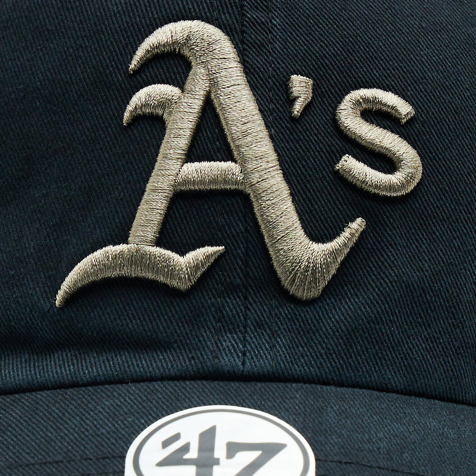 47 Brand Șapcă MLB Oakland Athletics Ballpark Camo 47 CLEAN UP B-BPCAM18GWS-BK Negru - Pled.ro