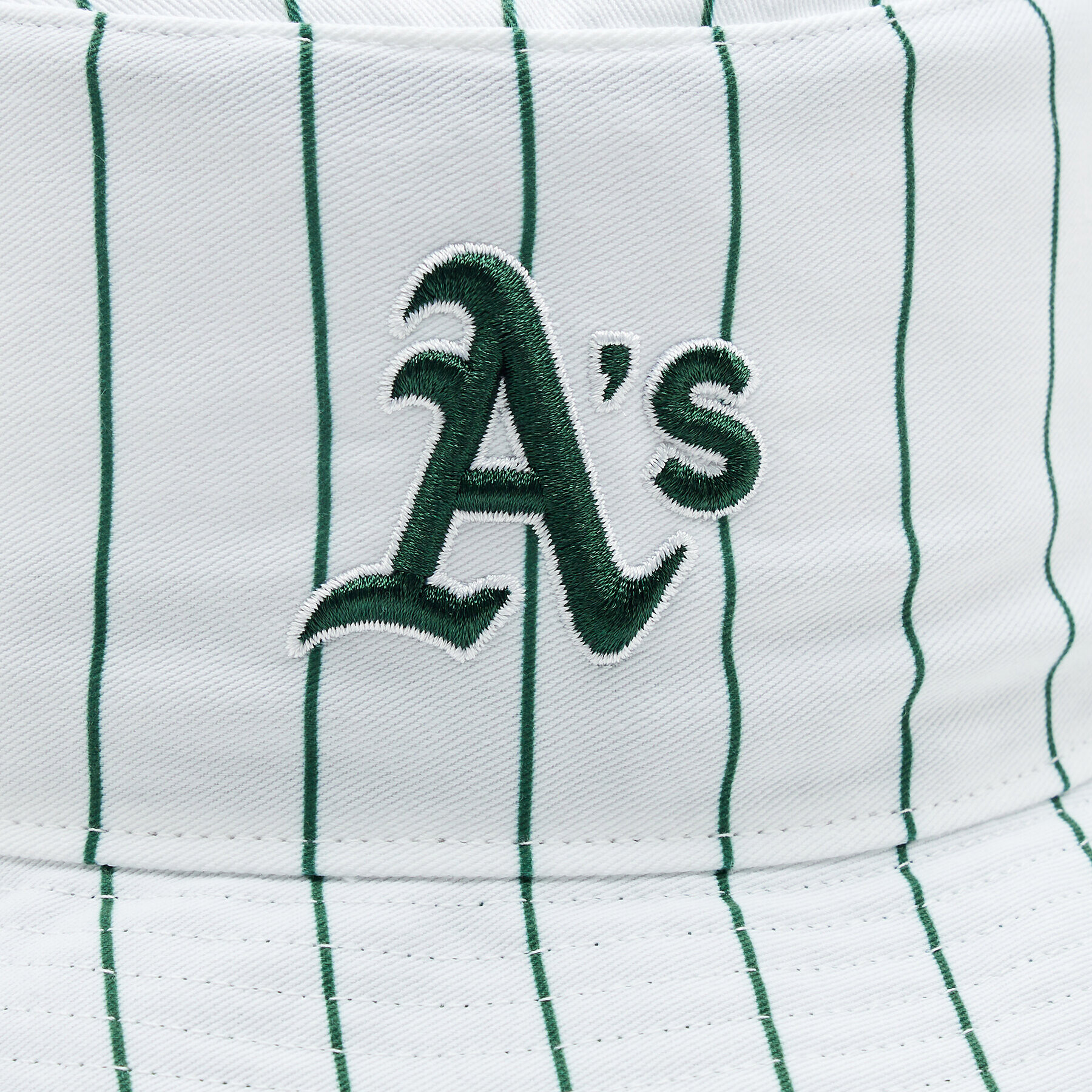 47 Brand Șapcă MLB Oakland Athletics Pinstriped '47 BUCKET B-PINSD18PTF-DG Verde - Pled.ro