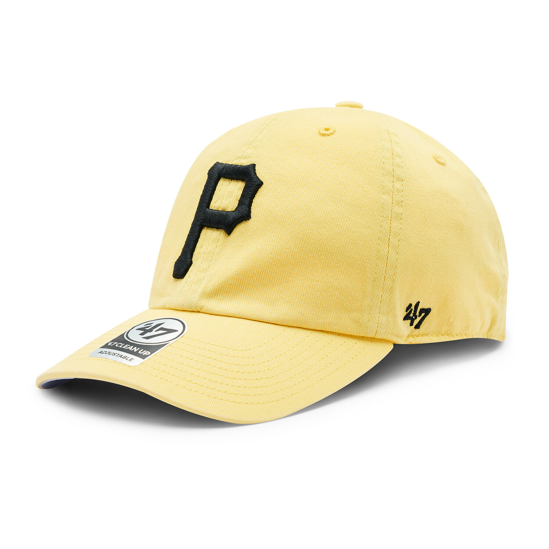 47 Brand Șapcă MLB Pittsburgh Pirates Double Under '47 CLEAN UP BAS-DBLUN920GWS-MZ06 Galben - Pled.ro