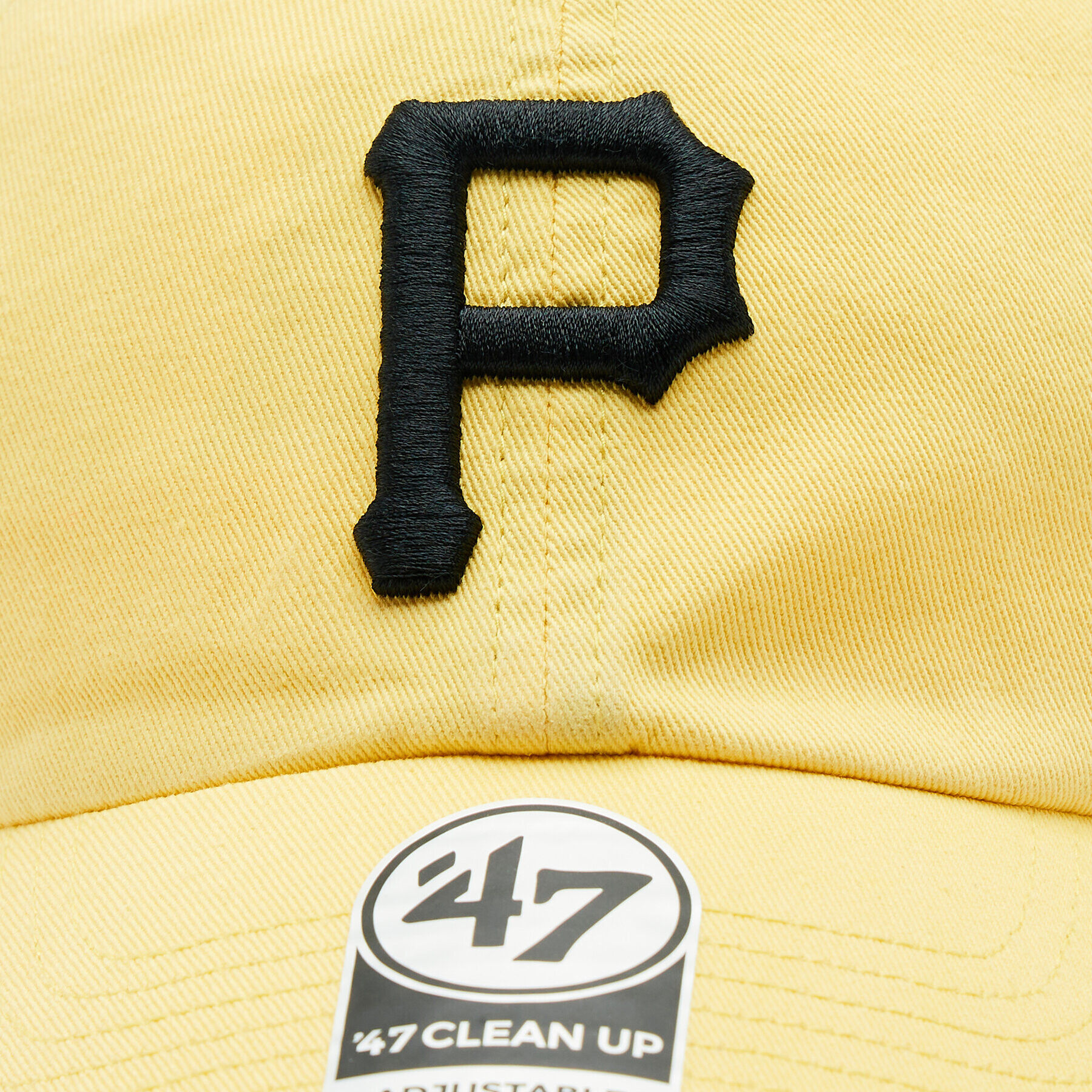 47 Brand Șapcă MLB Pittsburgh Pirates Double Under '47 CLEAN UP BAS-DBLUN920GWS-MZ06 Galben - Pled.ro