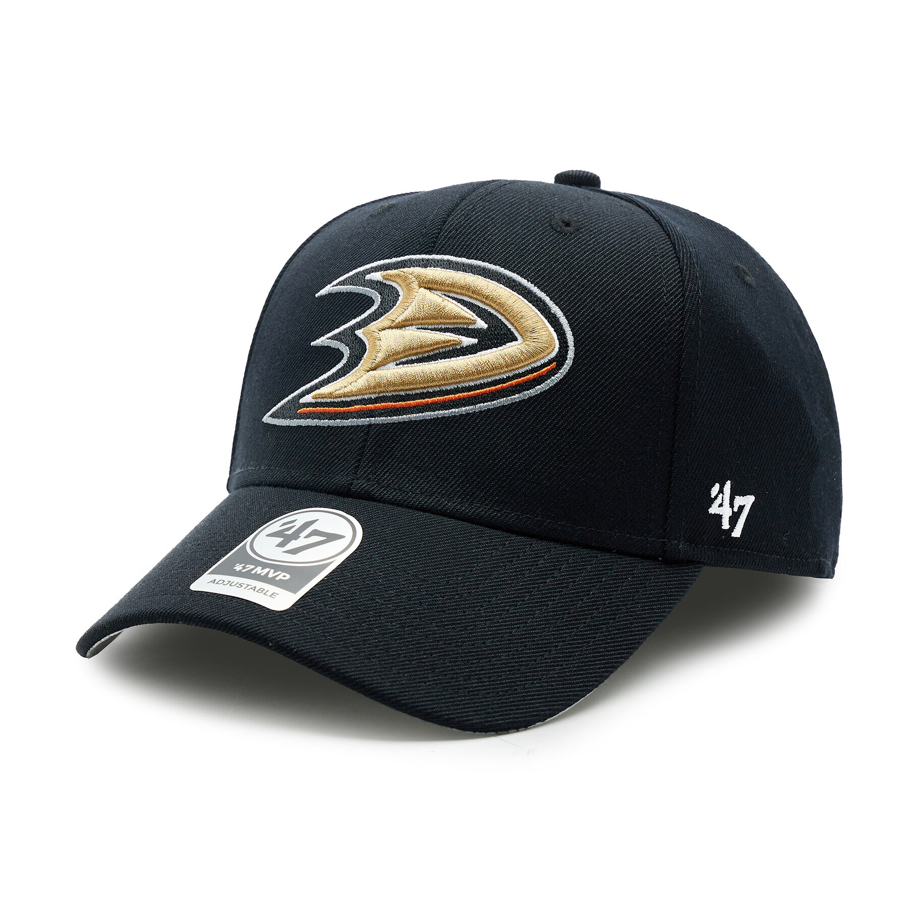 47 Brand Șapcă NHL Anaheim Ducks '47 MVP H-MVP25WBV-BKC Negru - Pled.ro