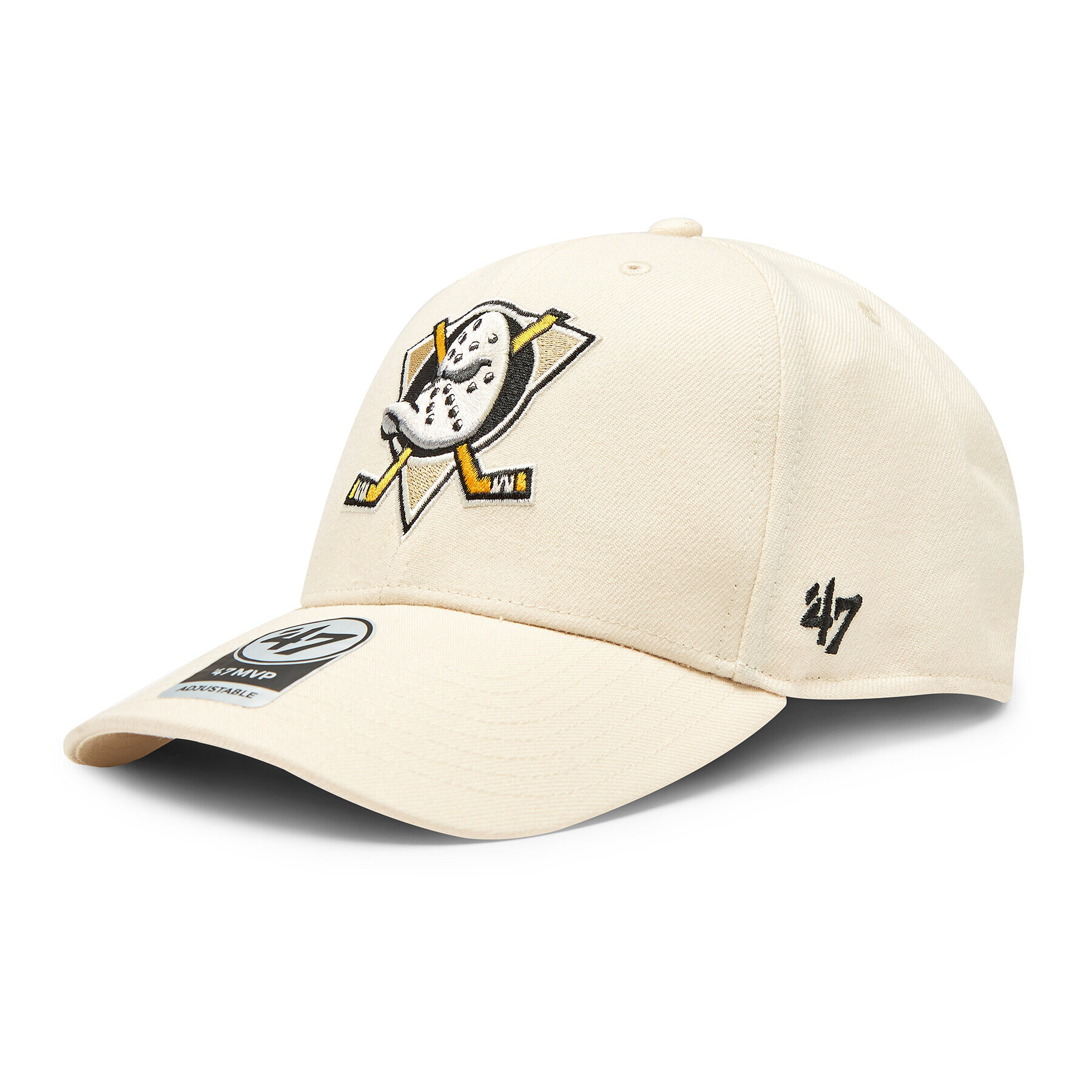 47 Brand Șapcă NHL Anaheim Ducks '47 MVP SNAPBACK H-MVPSP25WBP-NTB Bej - Pled.ro