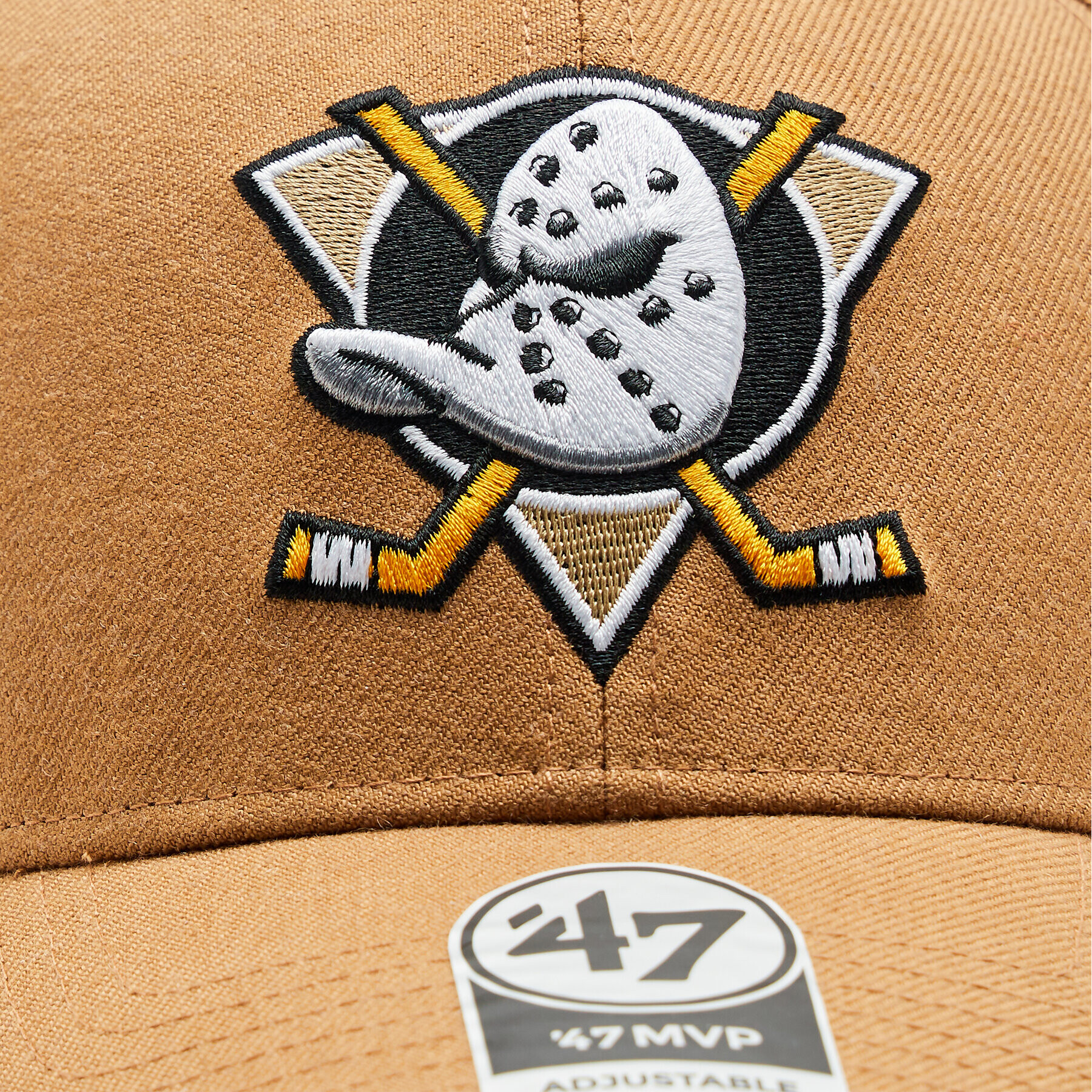 47 Brand Șapcă NHL Anaheim Ducks '47 MVP SNAPBACK H-MVPSP25WBP-QLB Maro - Pled.ro