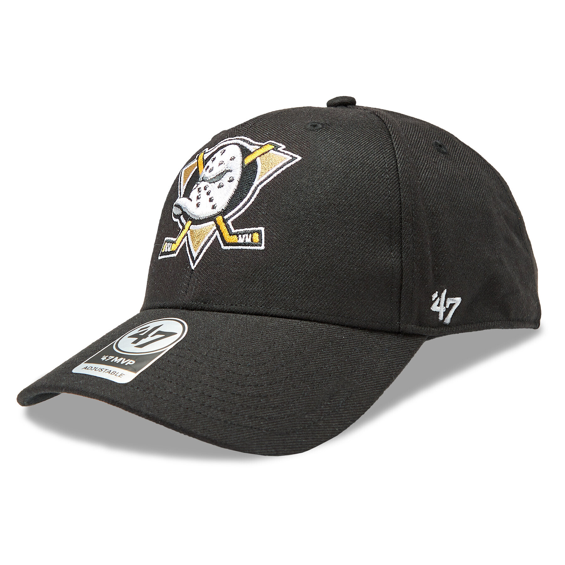 47 Brand Șapcă NHL Anaheim Ducks Ballpark Snap 47 MVP H-BLPMS25WBP-BKA Negru - Pled.ro