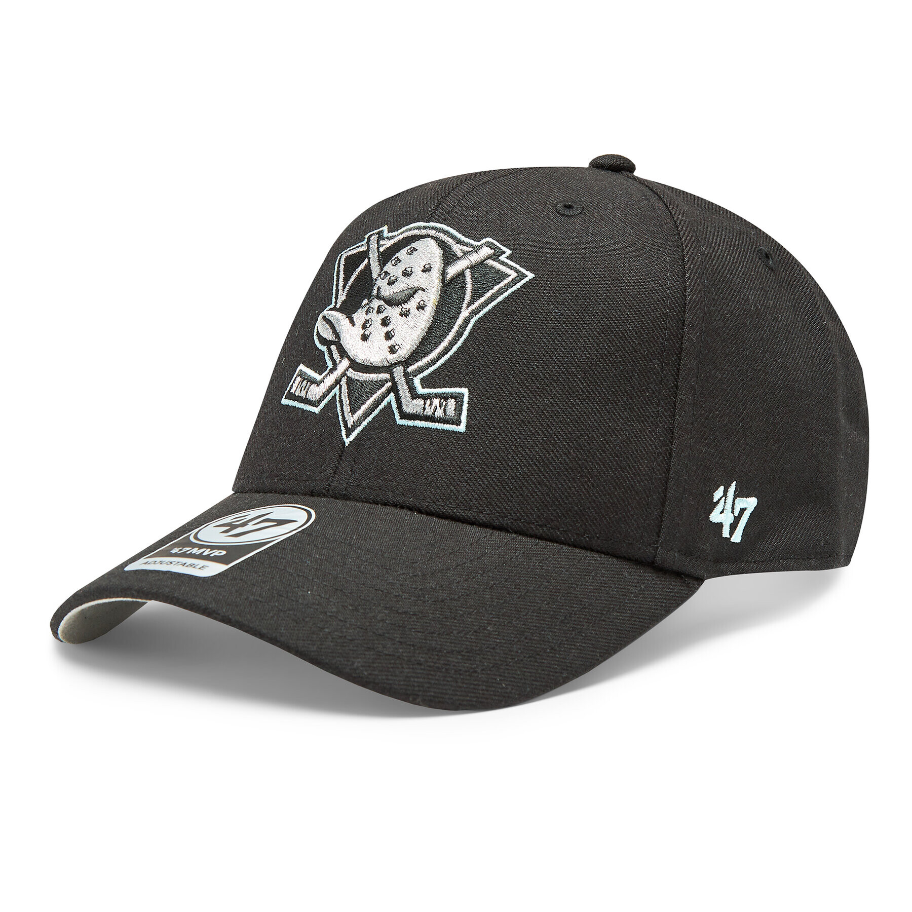 47 Brand Șapcă NHL Anaheim Ducks Metallic Snap '47 MVP H-MTLCS25WBP-BKA Negru - Pled.ro