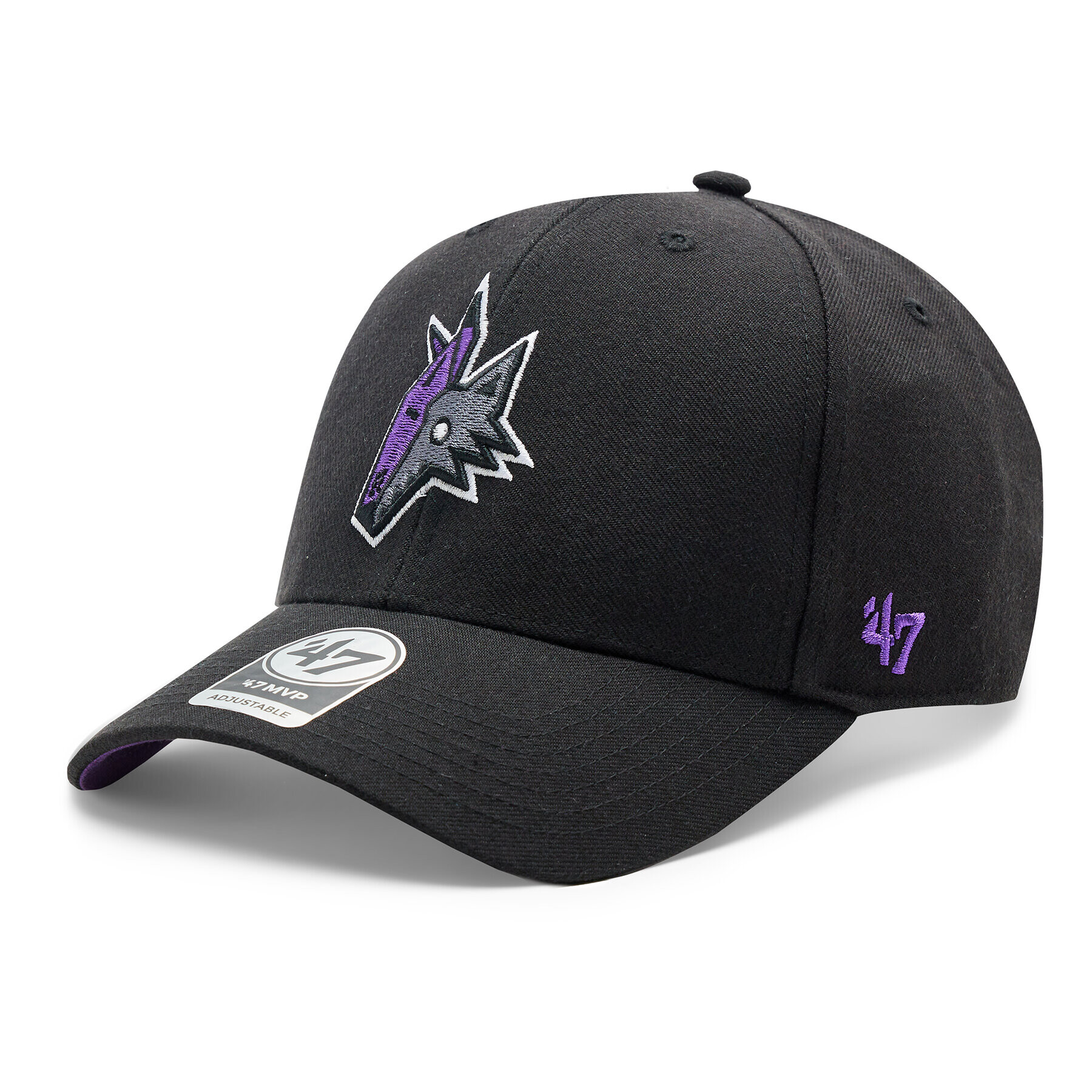 47 Brand Șapcă NHL Arizona Coyotes Sure Shot Snapback '47 MVP HVIN-SUMVP21WBP-BK96 Negru - Pled.ro