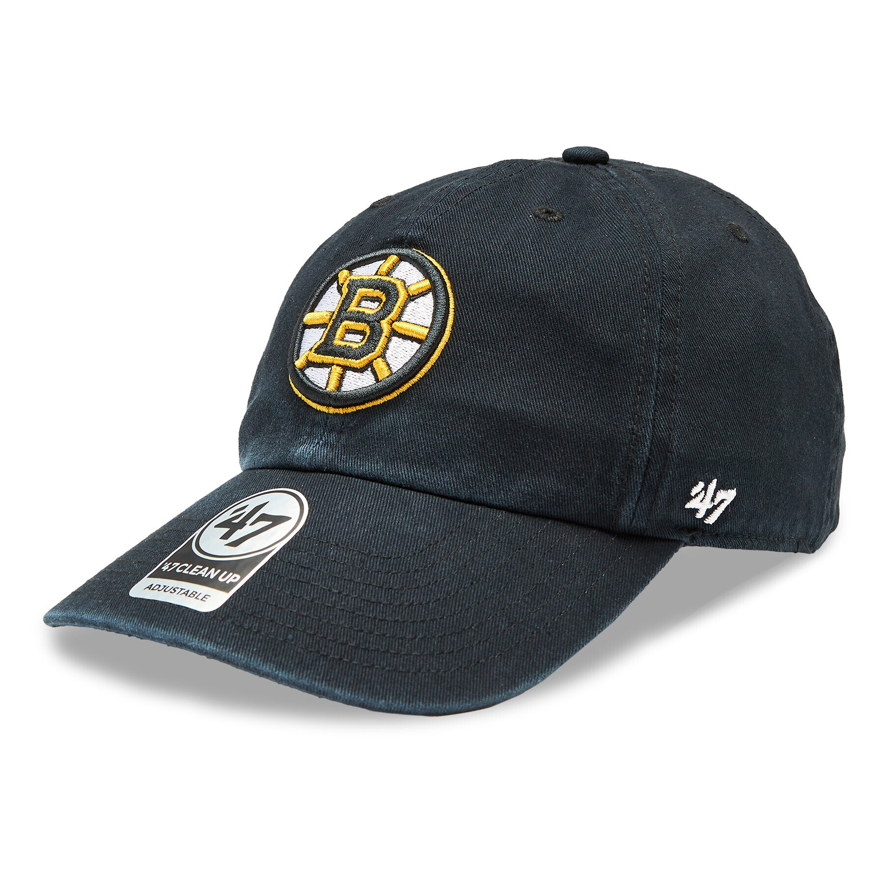 47 Brand Șapcă NHL Boston Bruins '47 CLEAN UP H-RGW01GWS-BK Negru - Pled.ro