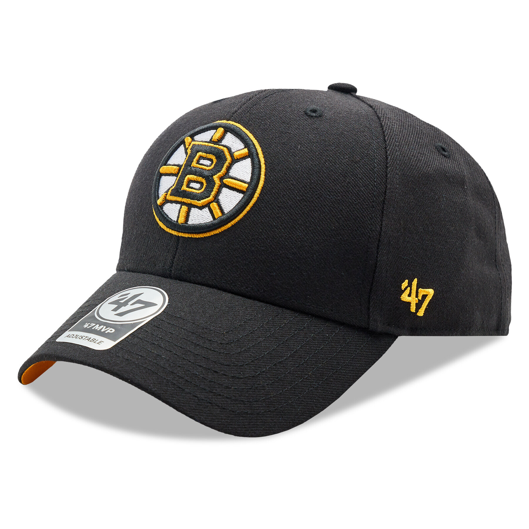 47 Brand Șapcă NHL Boston Bruins Ballpark Snap '47 MVP H-BLPMS01WBP-BK Negru - Pled.ro