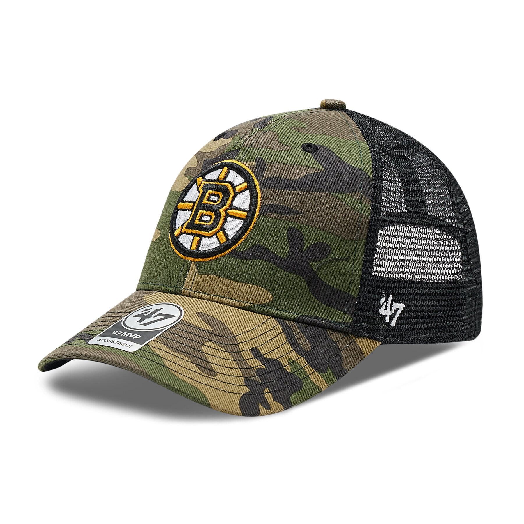 47 Brand Șapcă Nhl Boston Bruins Trucker H-CBRAN01GWP-CM Verde - Pled.ro