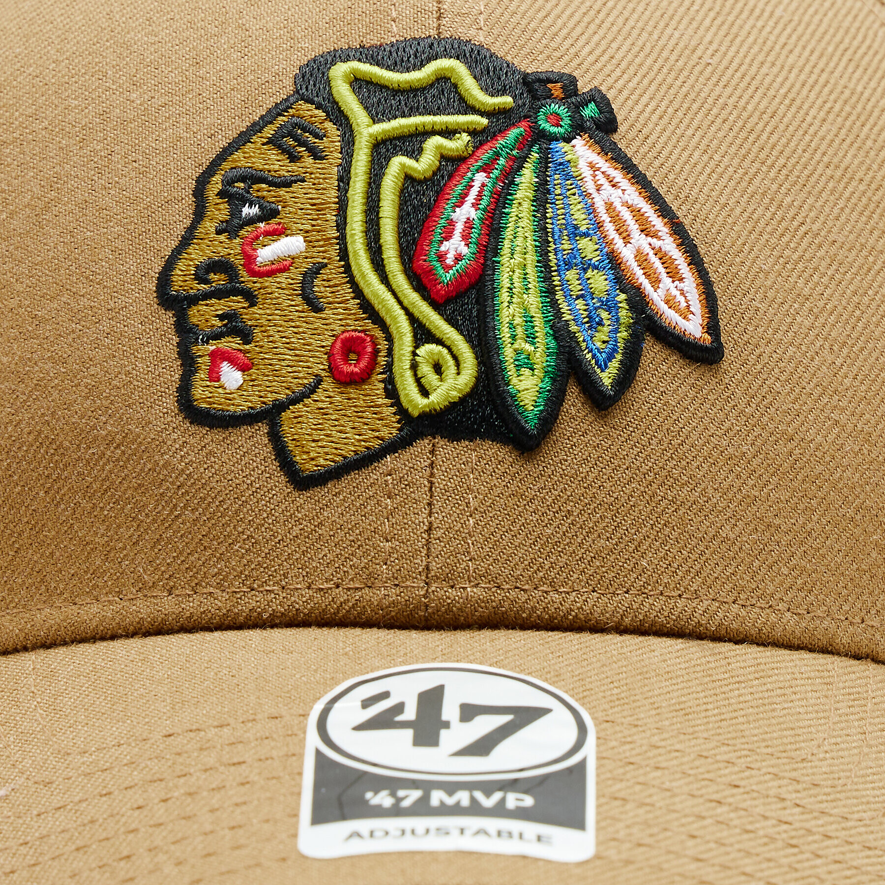 47 Brand Șapcă NHL Chicago Blackhawks '47 MVP SNAPBACK H-MVPSP04WBP-QL Maro - Pled.ro