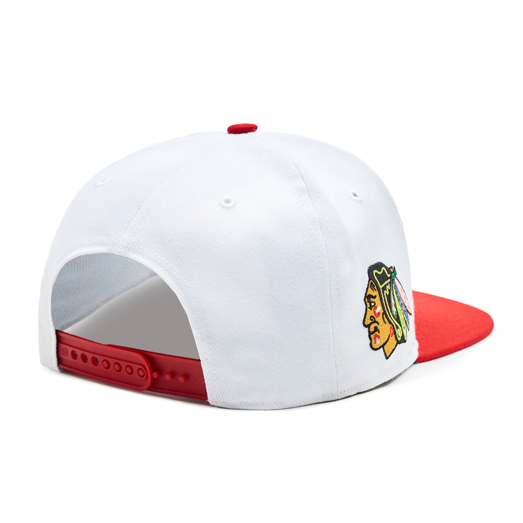 47 Brand Șapcă NHL Chicago Blackhawks Crosstown Script Two tone '47 CAPTAIN H-CTWTT04WBP-WH Alb - Pled.ro