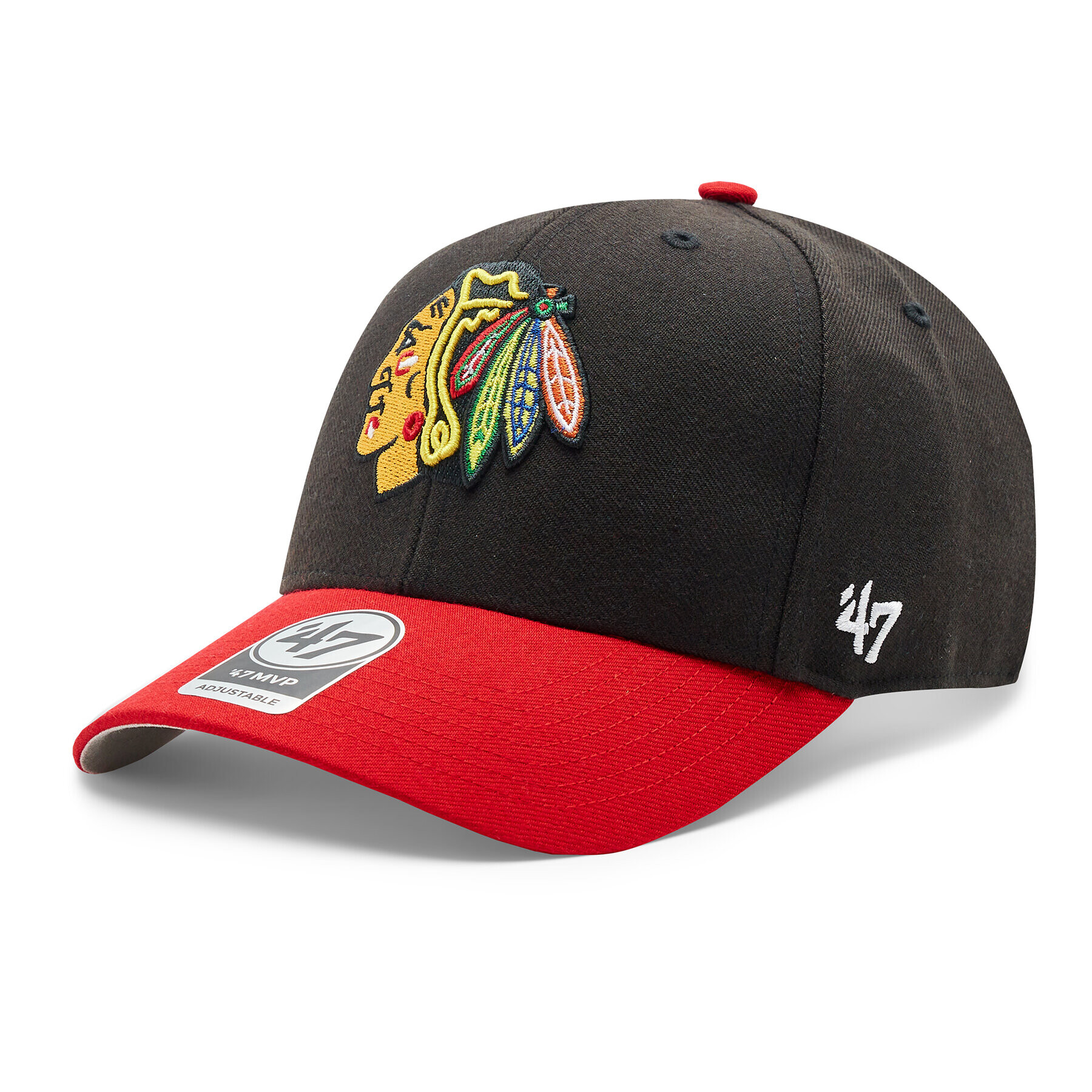 47 Brand Șapcă NHL Chicago Blackhawks Sure Shot TT Snapback '47 MVP HVIN-SUMTT04WBP-BK94 Negru - Pled.ro