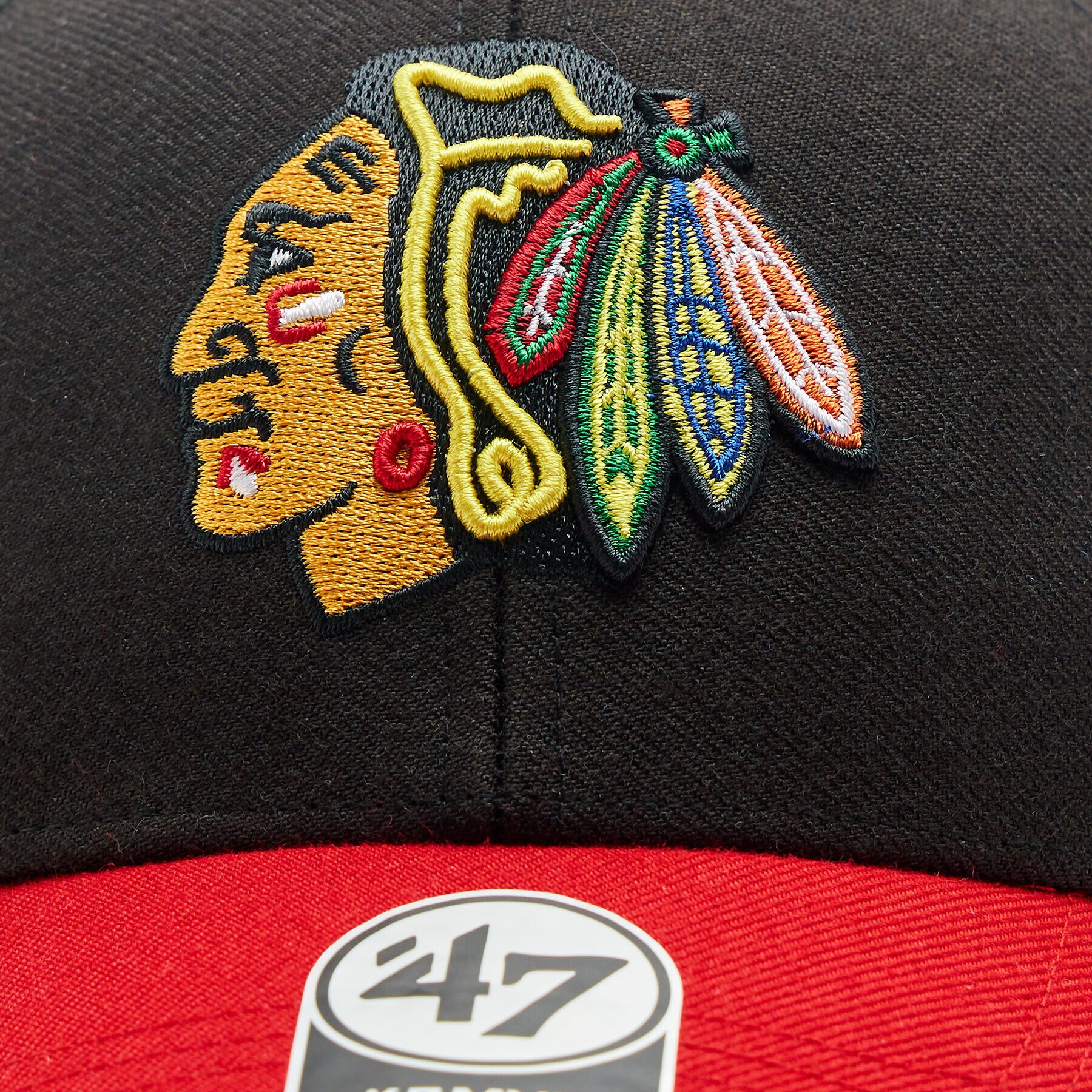 47 Brand Șapcă NHL Chicago Blackhawks Sure Shot TT Snapback '47 MVP HVIN-SUMTT04WBP-BK94 Negru - Pled.ro