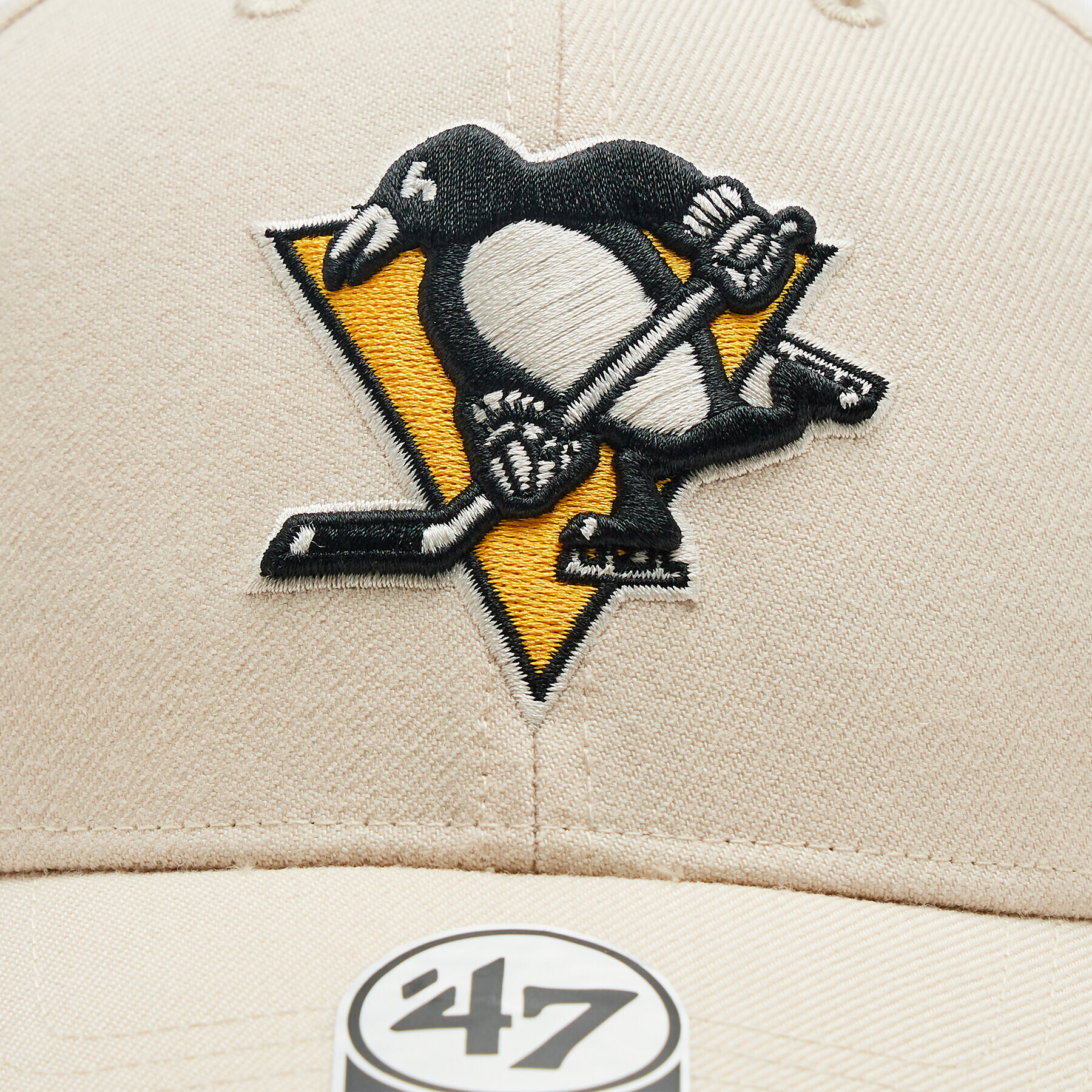 47 Brand Șapcă NHL Pittsburgh Penguins '47 MVP SNAPBACK H-MVPSP15WBP-NT Bej - Pled.ro