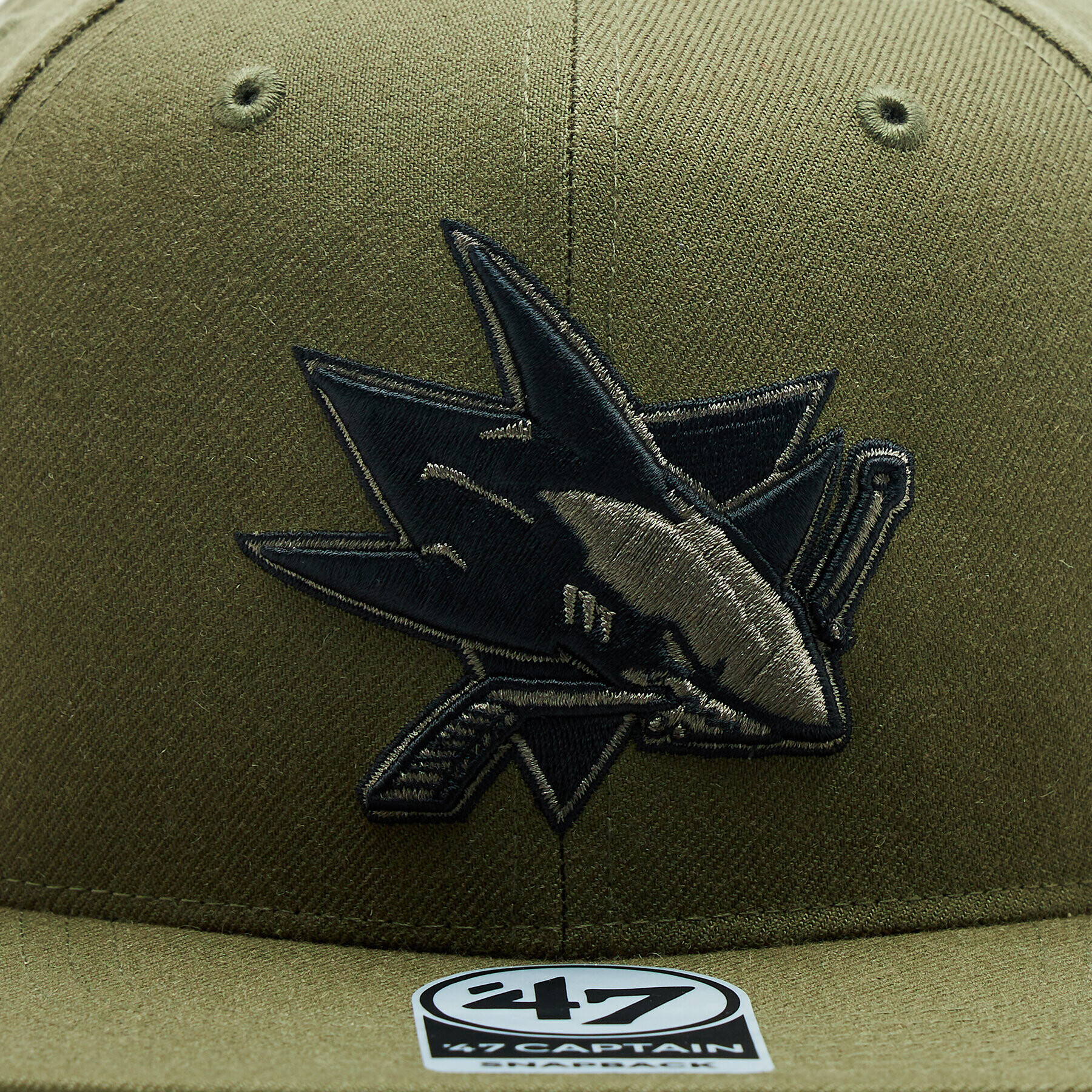 47 Brand Șapcă NHL San Jose Sharks Ballpark Camo '47 CAPTAIN H-BCAMO22WBP-SW Verde - Pled.ro