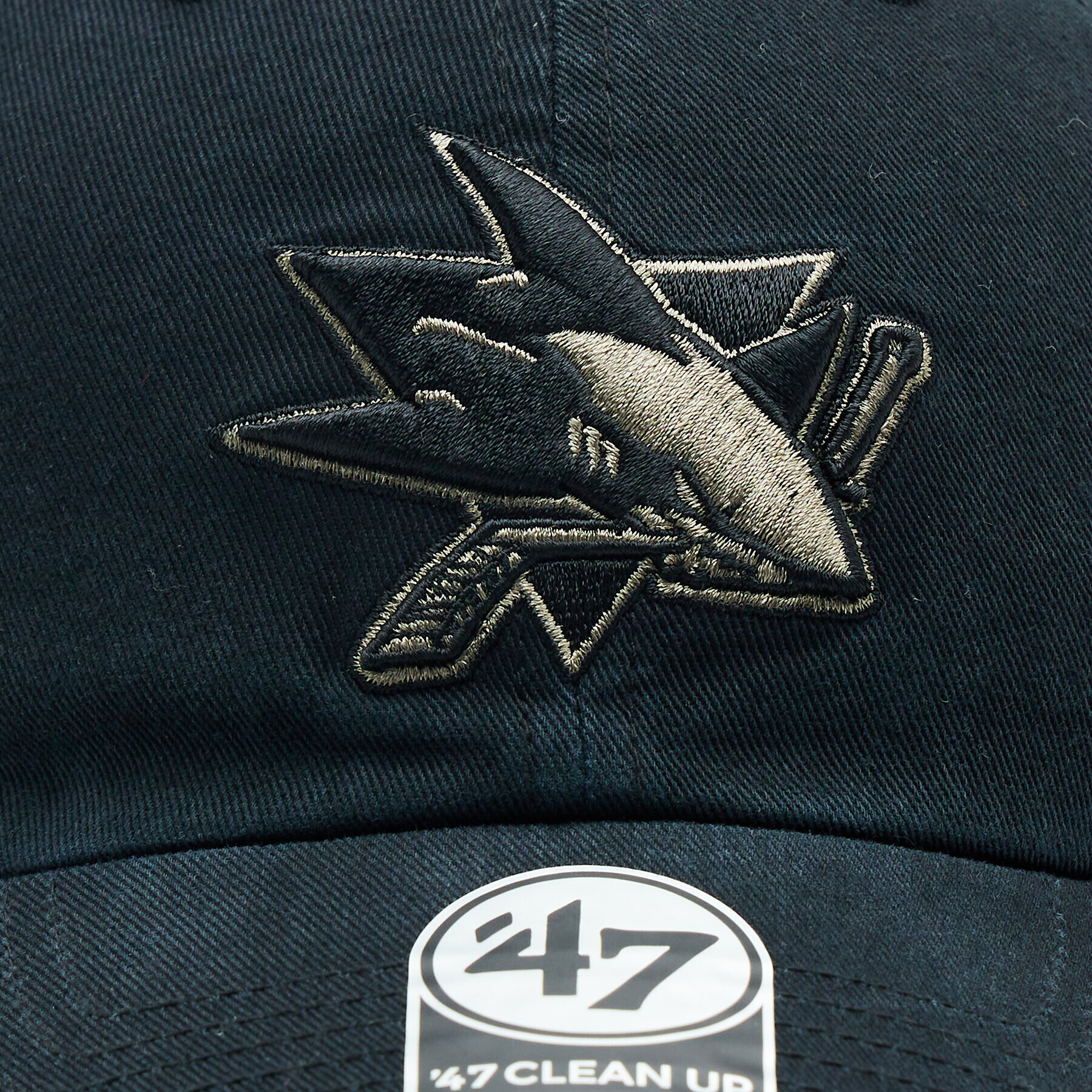 47 Brand Șapcă NHL San Jose Sharks Ballpark Camo '47 CLEAN UP H-BPCAM22GWS-BK Negru - Pled.ro