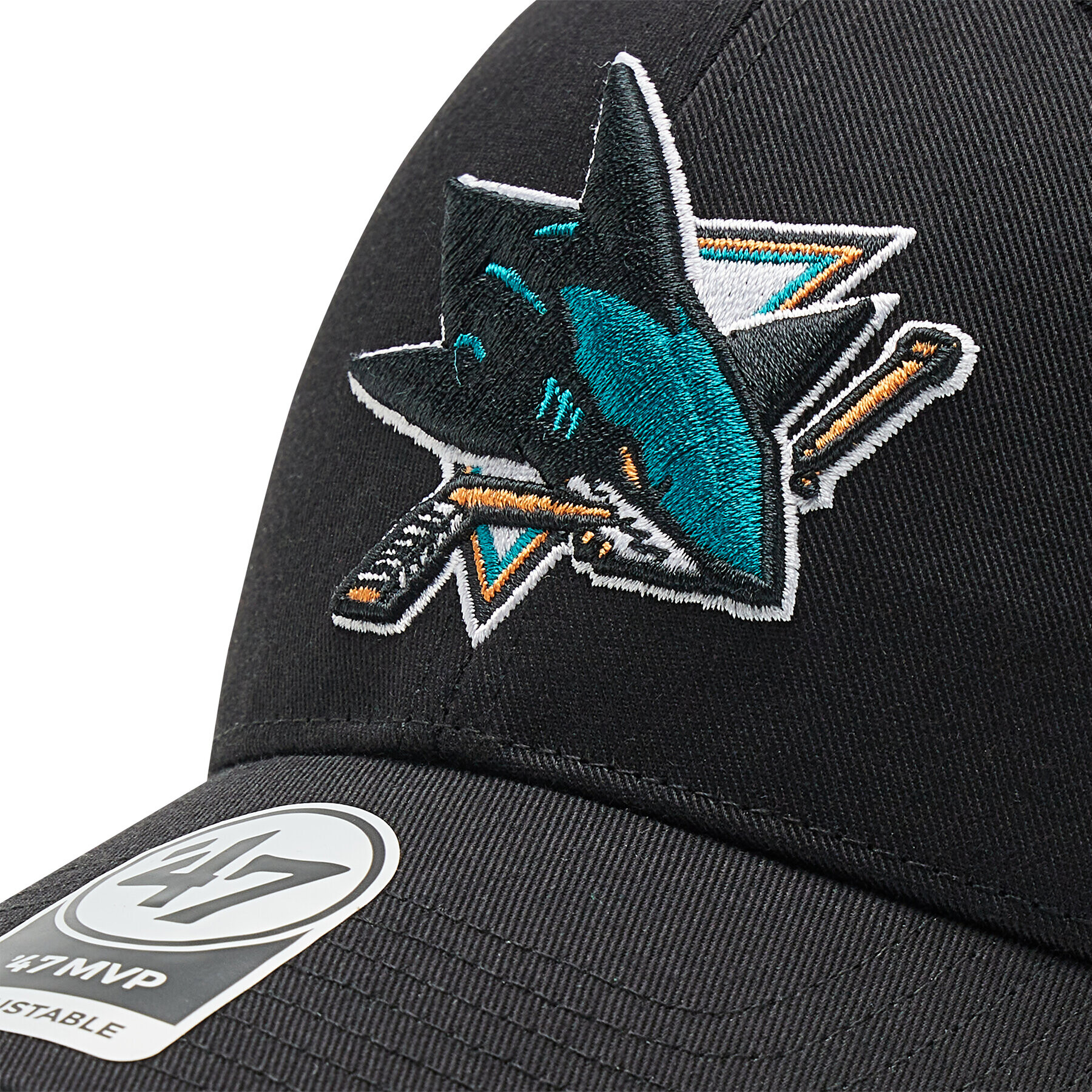 47 Brand Șapcă Nhl San Jose Sharks Branson '47 Mvp H-BRANS22CTP-BK Negru - Pled.ro