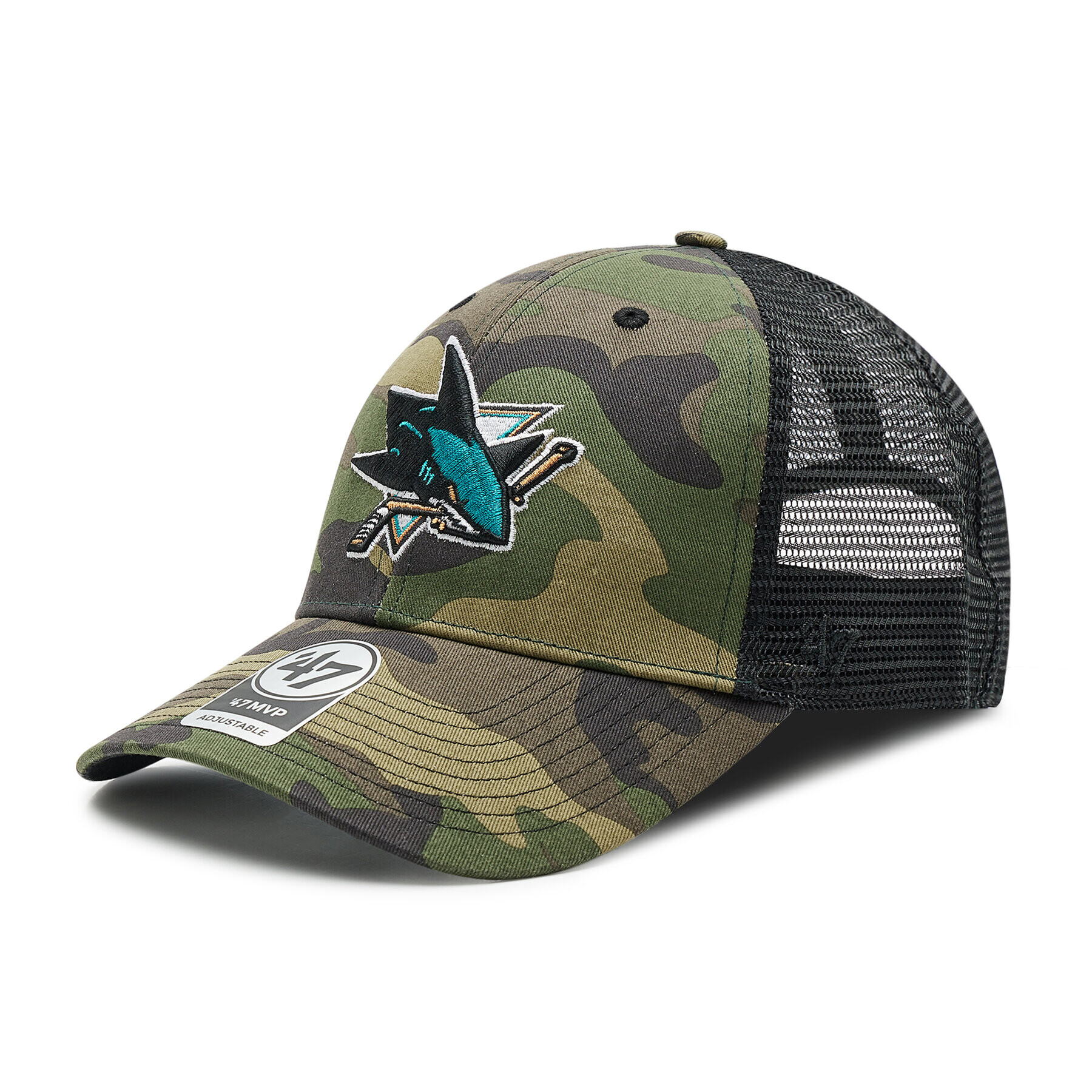 47 Brand Șapcă Nhl San Jose Sharks Trucker H-CBRAN22GWP-CM Verde - Pled.ro