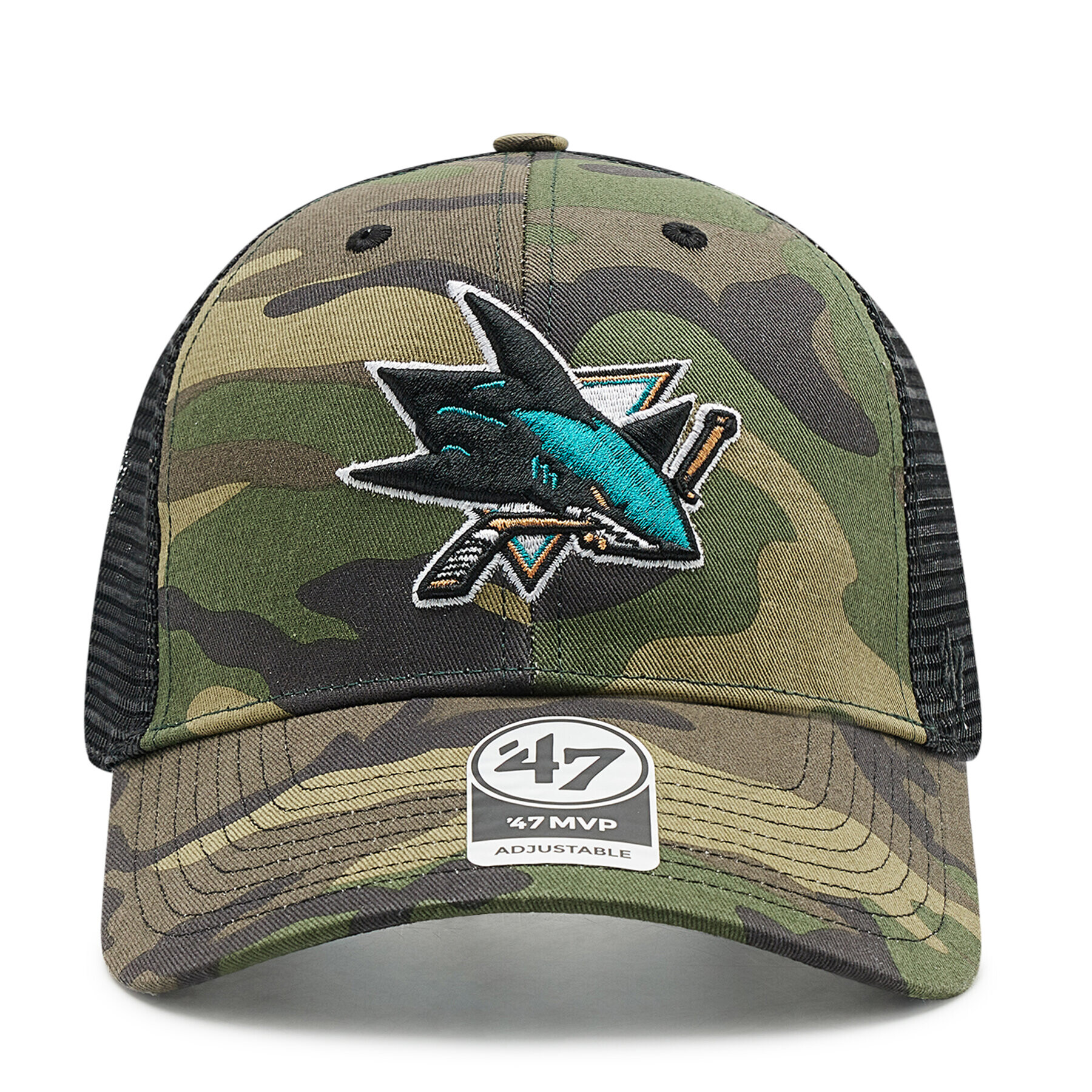 47 Brand Șapcă Nhl San Jose Sharks Trucker H-CBRAN22GWP-CM Verde - Pled.ro