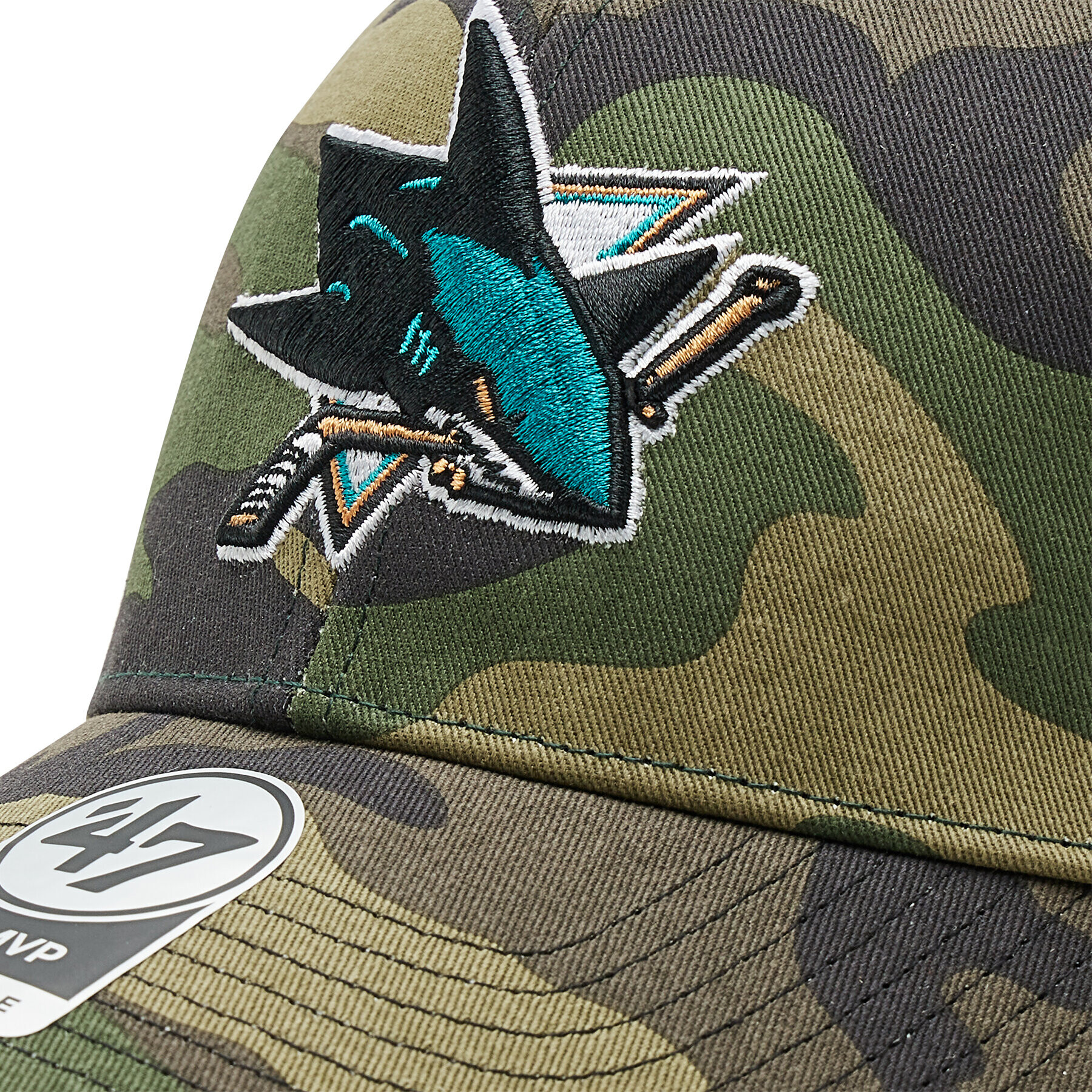 47 Brand Șapcă Nhl San Jose Sharks Trucker H-CBRAN22GWP-CM Verde - Pled.ro