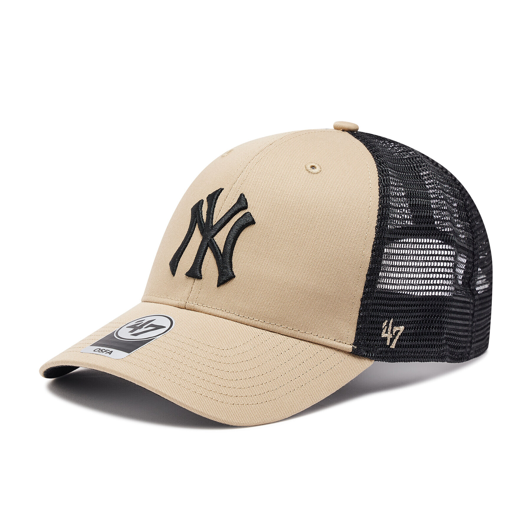 47 Brand Șapcă New York Yankees Branson Mvp B-BRANS17CTP-KHE Kaki - Pled.ro